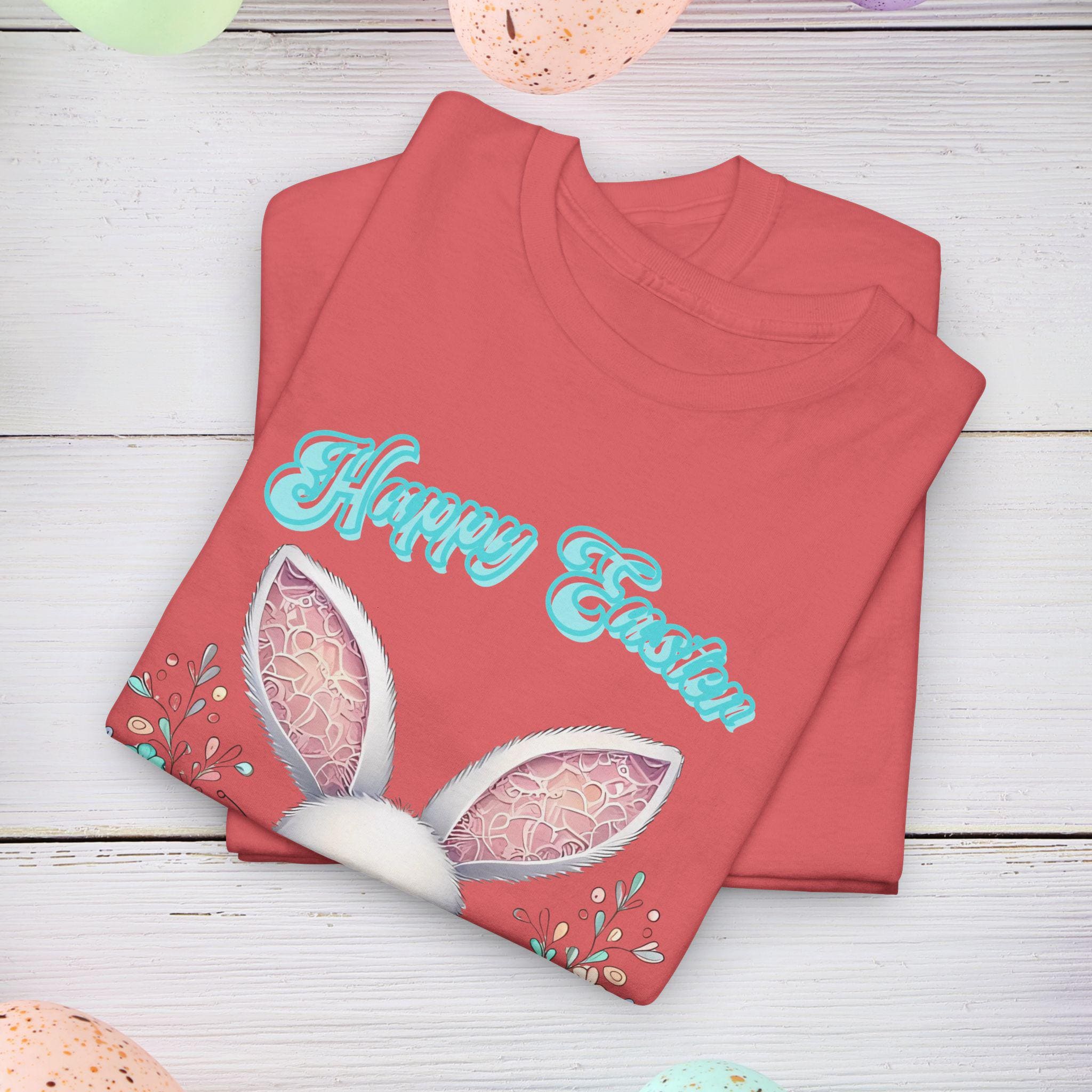 Easter Bunny Unisex Tee, Lacey Spring Shirt, Cute Easter Rabbit T-Shirt, Happy Easter Gift, Bunny Lover Top