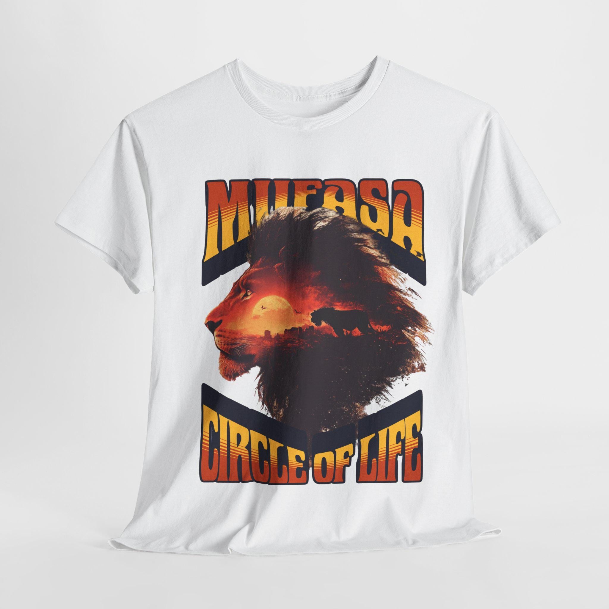 Lion Safari Tee, Double Exposure King of the Lions Shirt - Wildlife Lover Gift, African Animal Graphic Top, Jungle Theme Unisex T-Shirt,