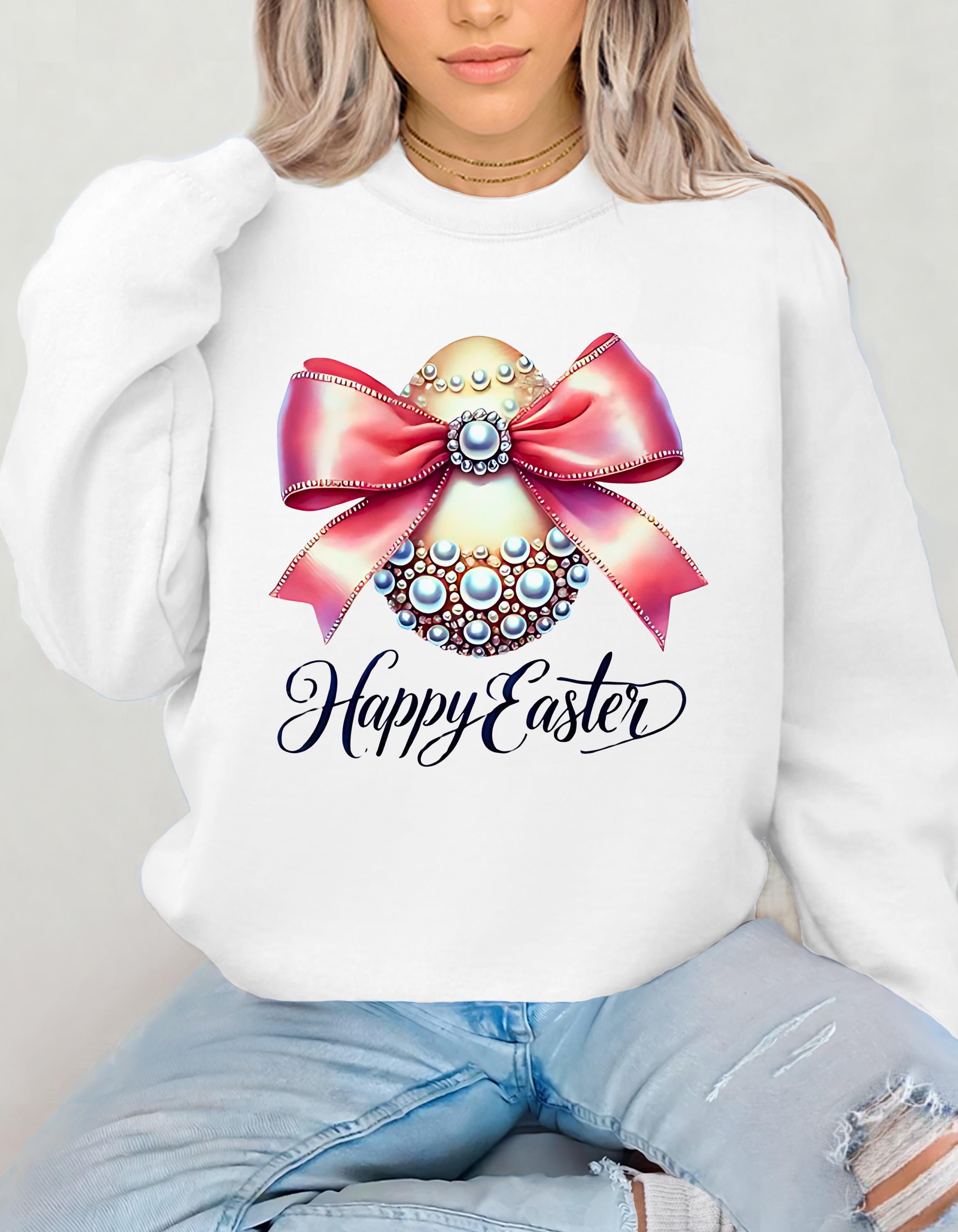 Personalizable Coquette Pearl Egg Fabrigie Sweatshirt, Unisex Jumper, Sweater, Pullover, Top, Sweat Top