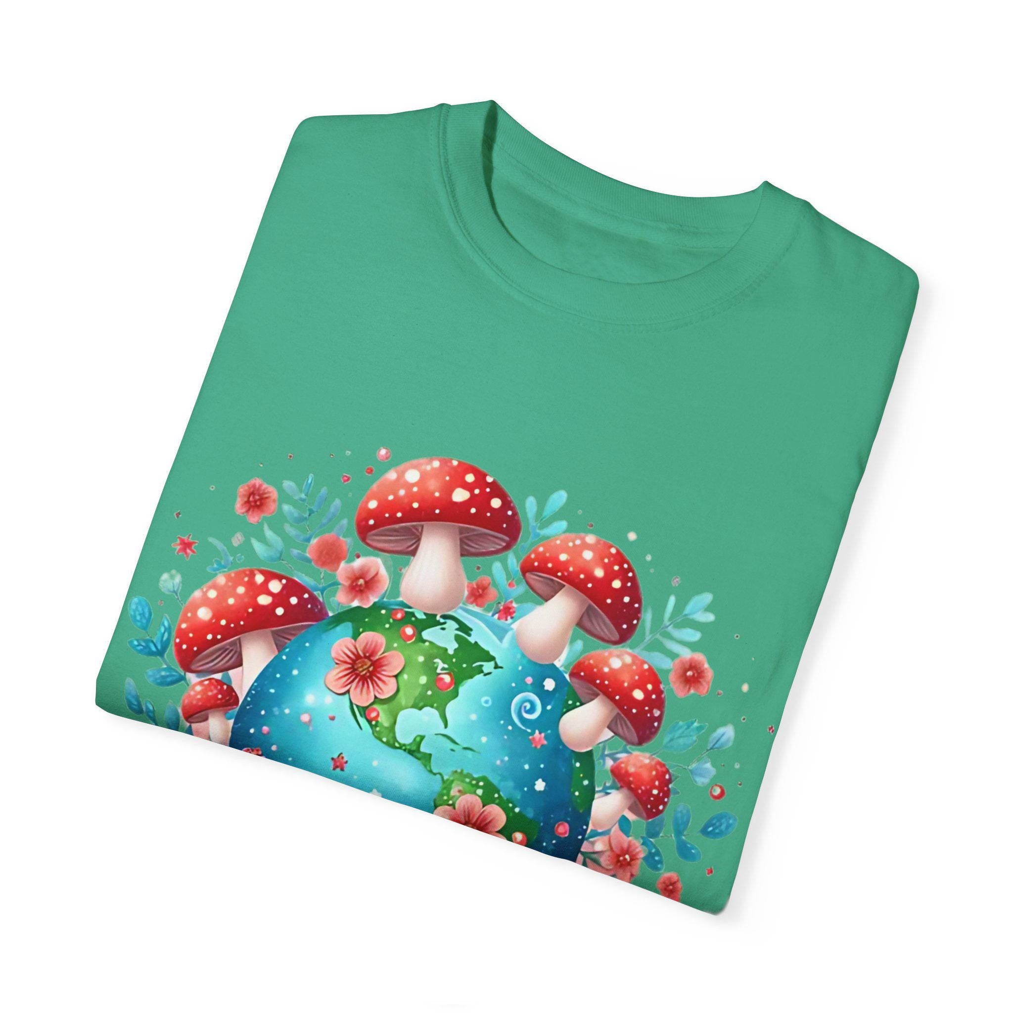 Umweltfreundliches Unisex T-Shirt - Healthy Planet Design, Geschenk für Naturliebhaber, Nachhaltige Mode, Earth Day Bekleidung, Garten T-Shirt