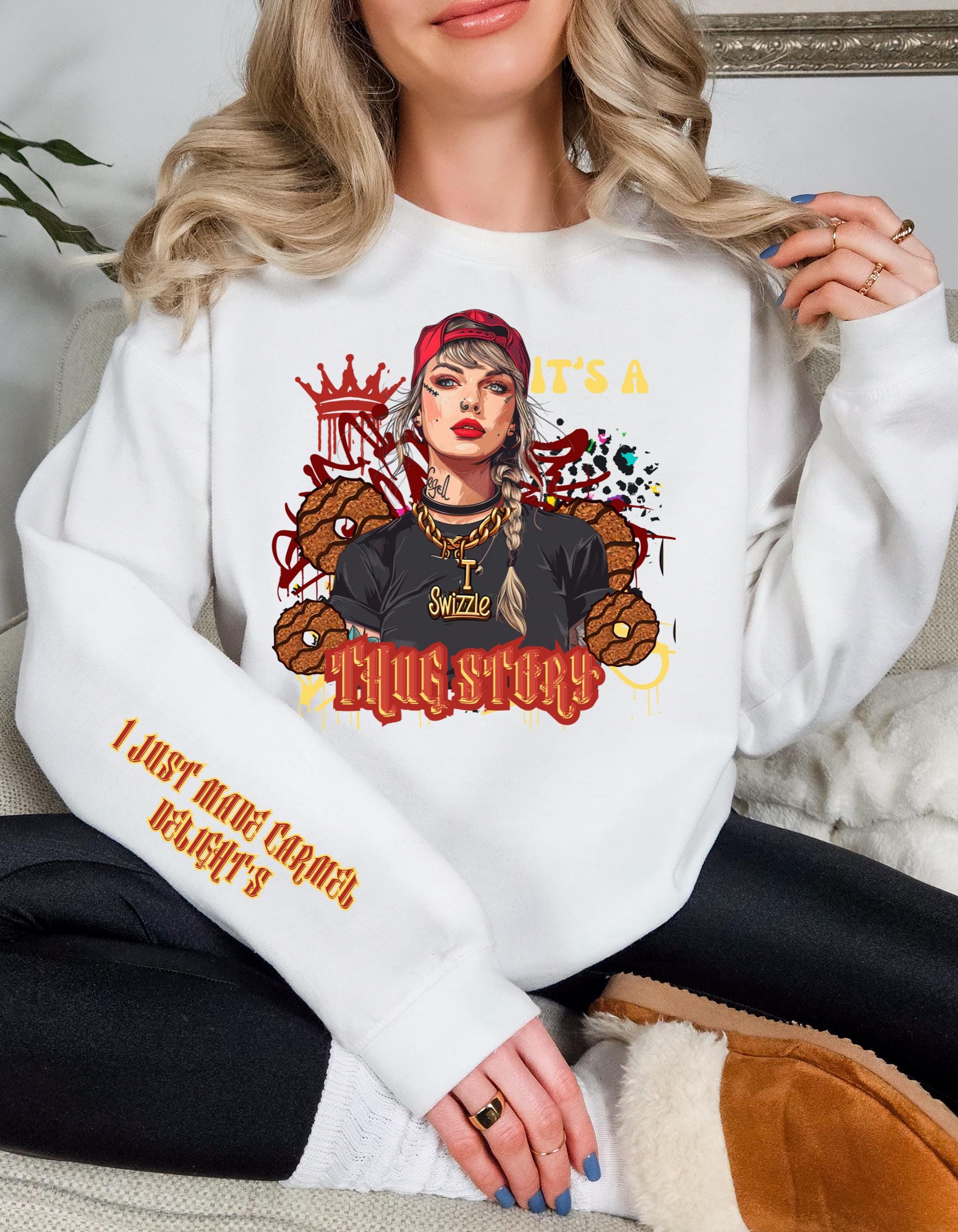 Thug Story Sweatshirt – Auffällige und stylische Grafikbekleidung