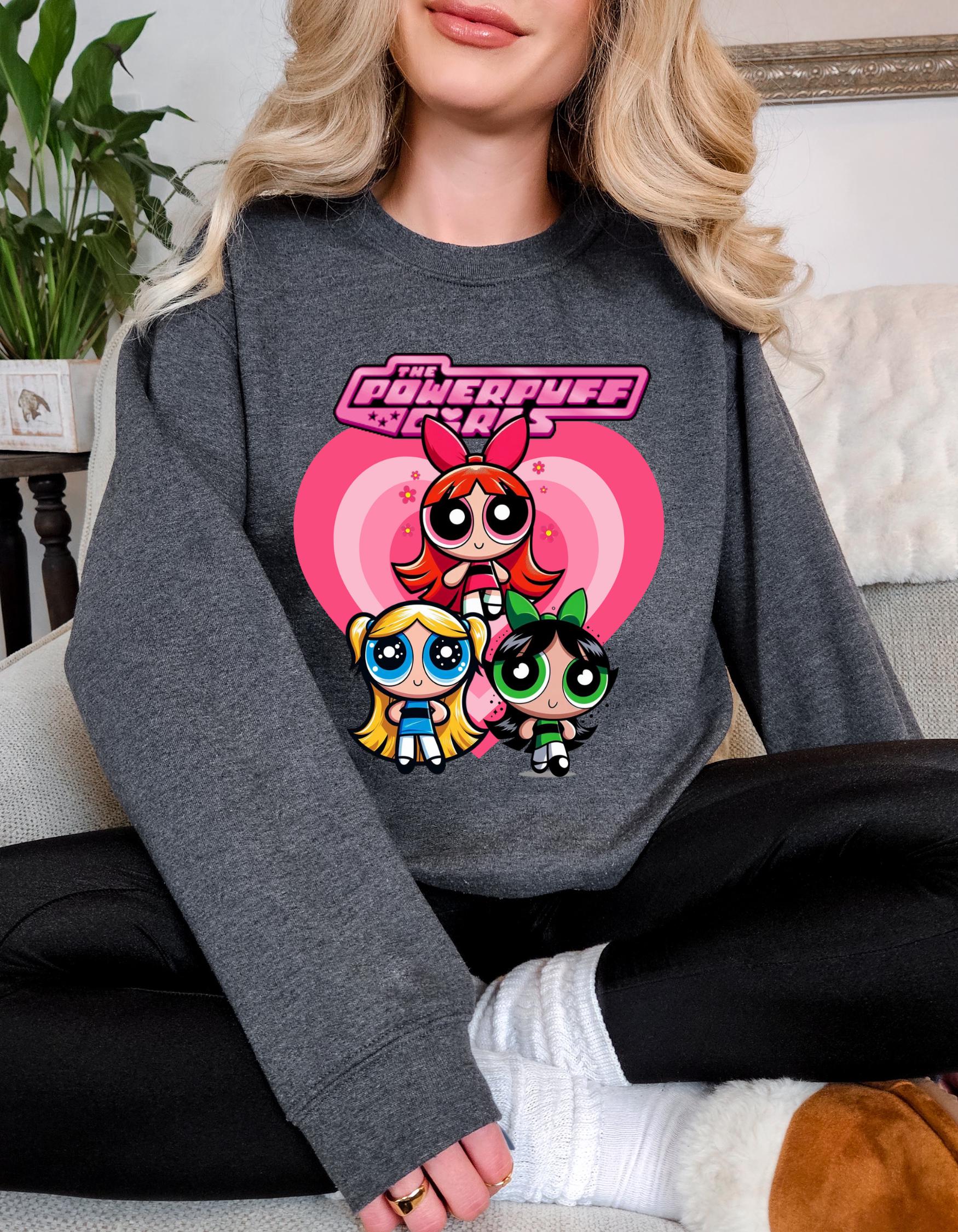 Superhero Trio Sweatshirt - Fun and Colorful Cartoon Apparel