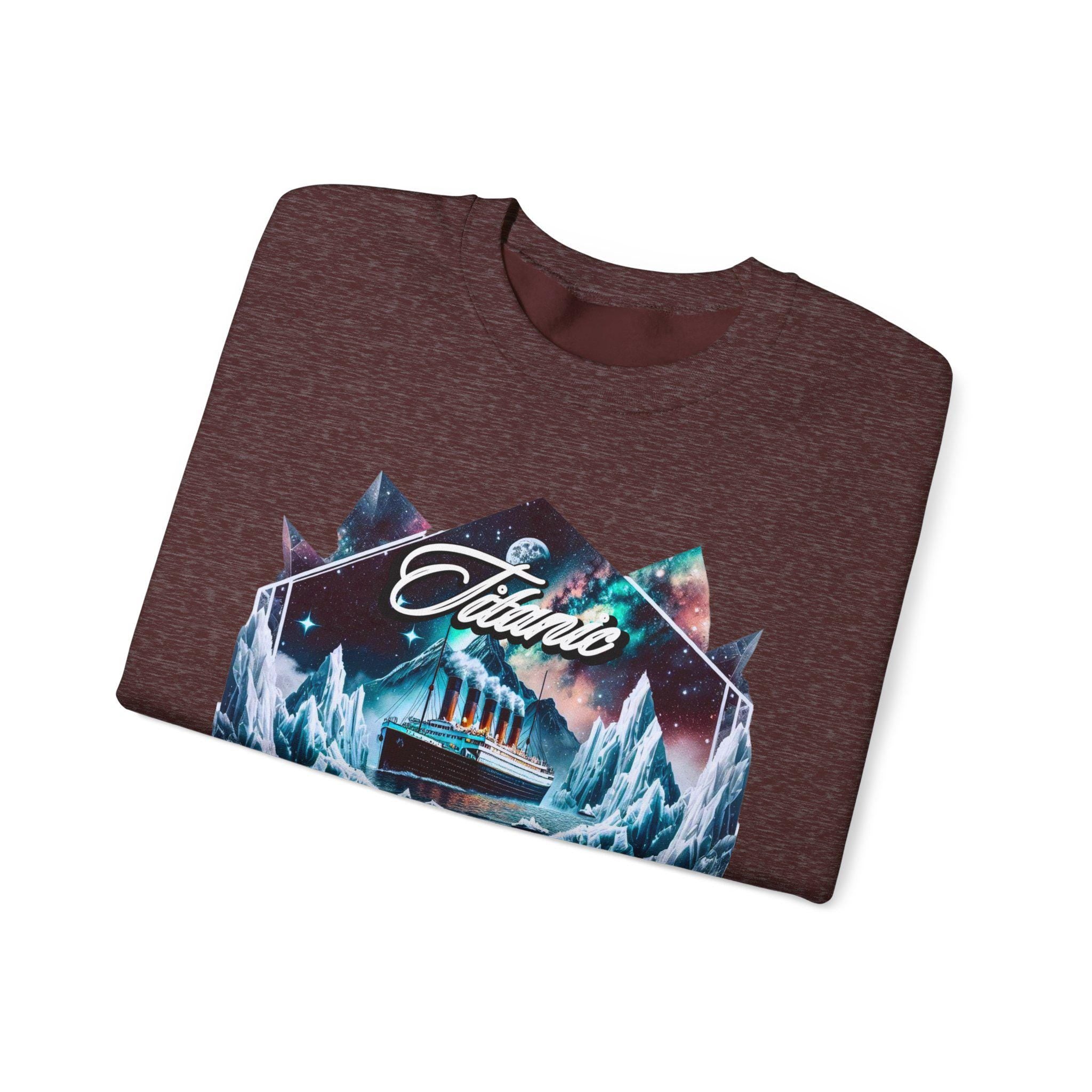 Galaxy Titanic Crewneck Sweatshirt - 90er Film inspiriertes Geschenk, Himmlischer Pullover, Weltraumliebhaber Geschenk, Unisex Galaxy Sweatshirt,