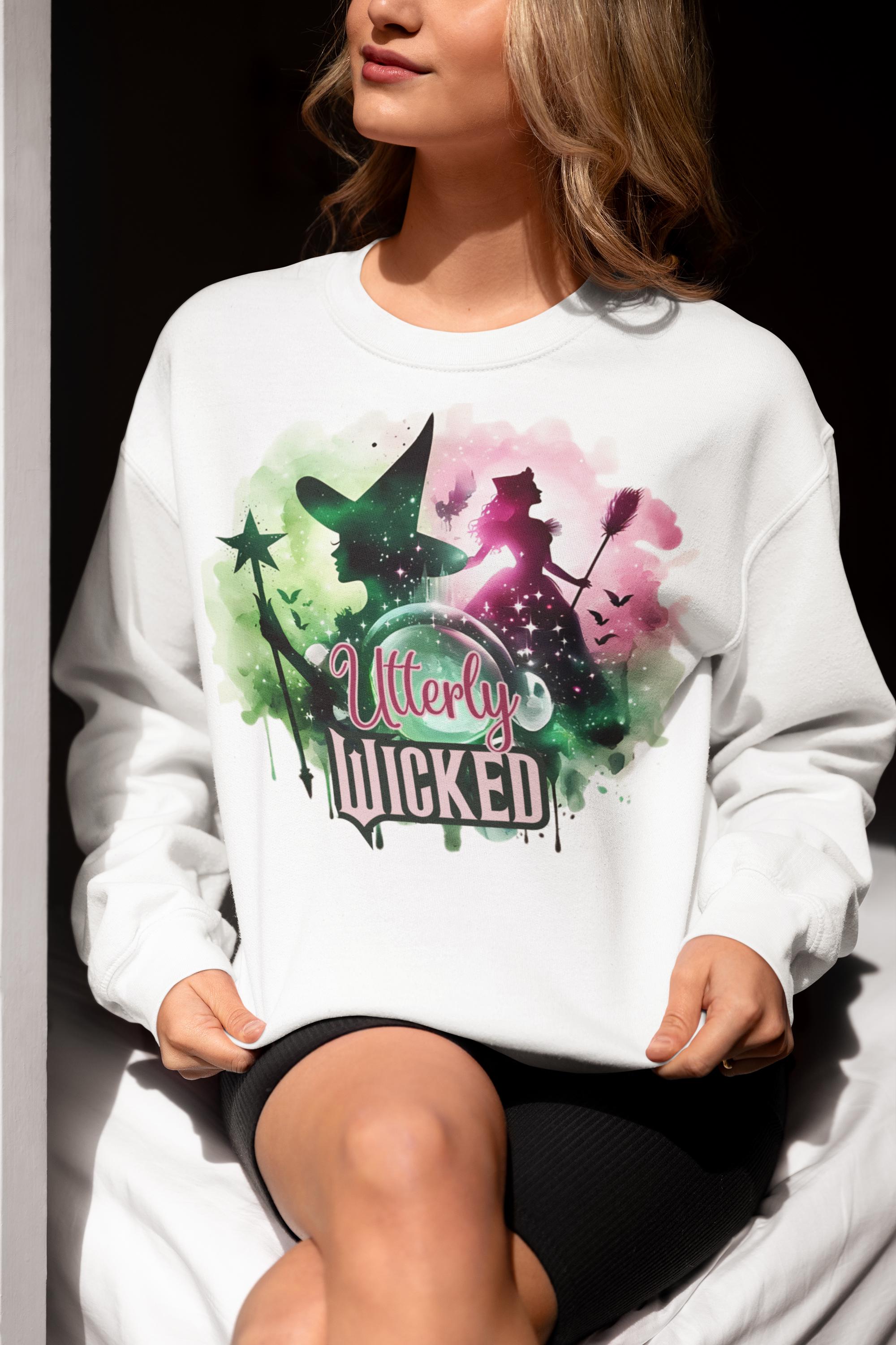 Parody Oz Emerald City Geschenk Unisex Sweatshirt, Yellow Brick Road Crewneck, Good Witch Parody Shirt, Flying Monkeys Lustiges T-Shirt, No Place