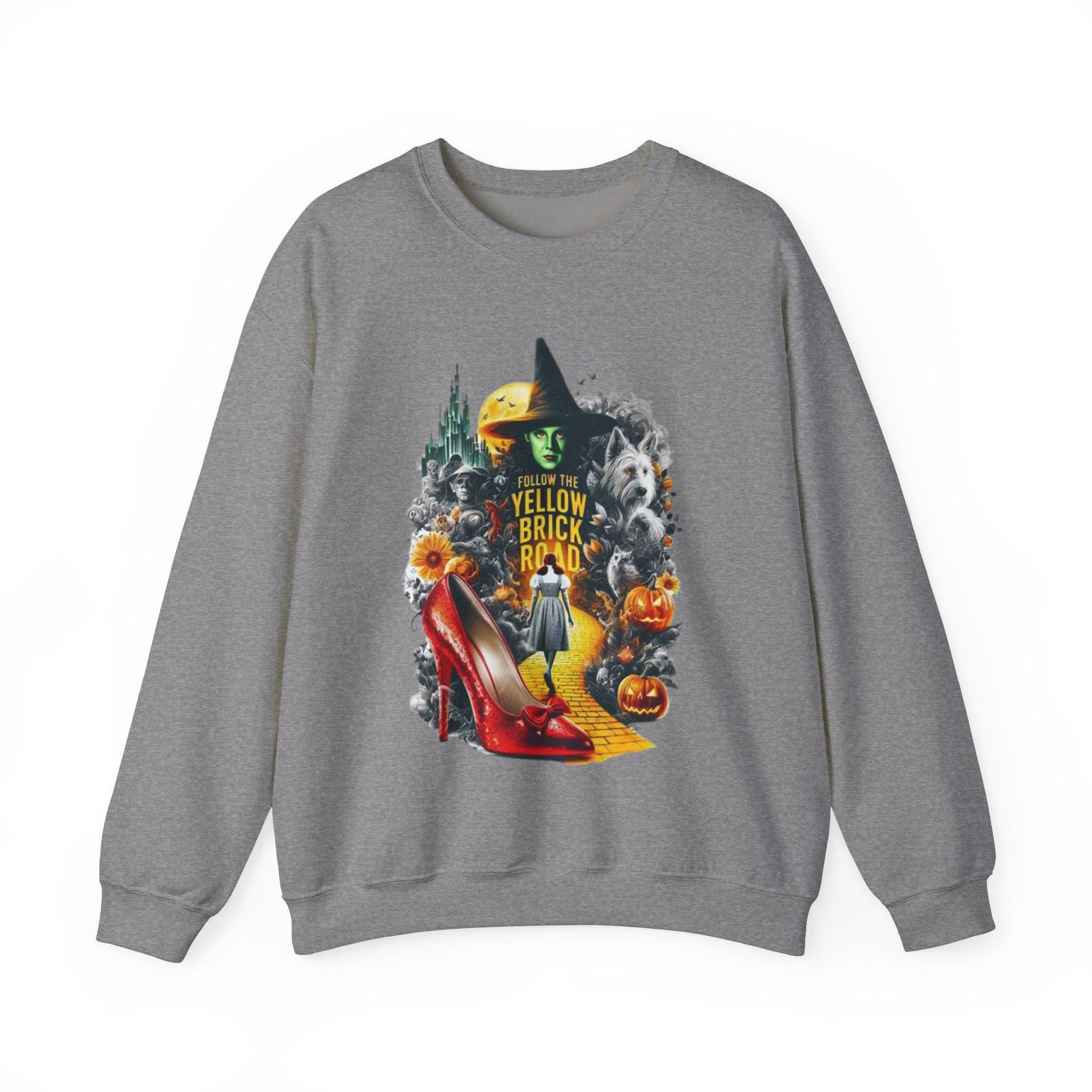 Personalizable Emerald City Autumn Sweatshirt - Festive parody Wizard of Oz Inspired Apparel