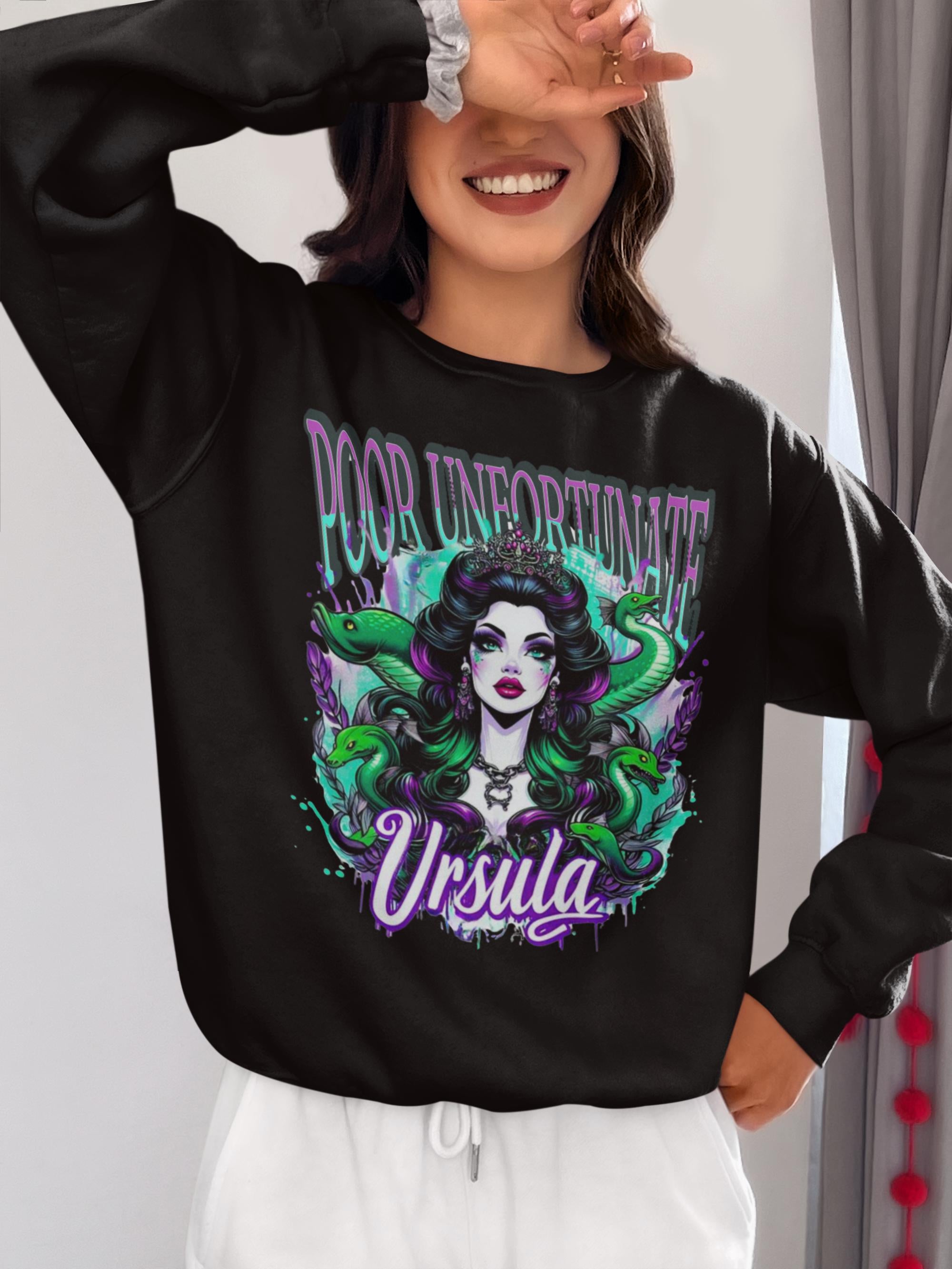 Sea Witch Parody Unisex Sweatshirt, Ursula Shirt, Under the Sea Jumper, Little Mermaid Gift, Ocean Witch Crewneck, Ursula Fan Top