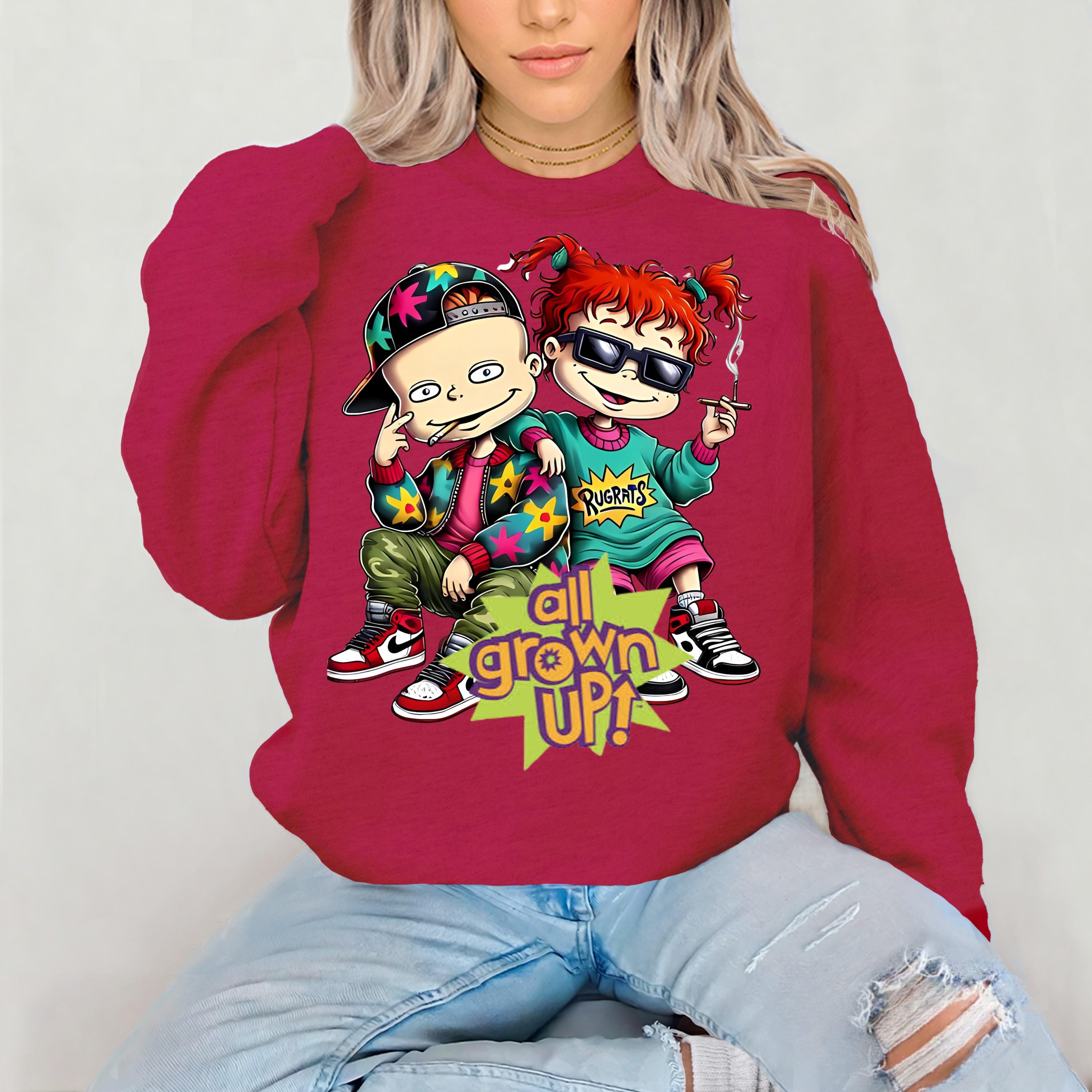 90s TV Parody Unisex Sweatshirt, All Grown Up, Vintage 90s Design, Cozy Jumper, Funny TV Sweatshirt, Retro Crewneck Pullover