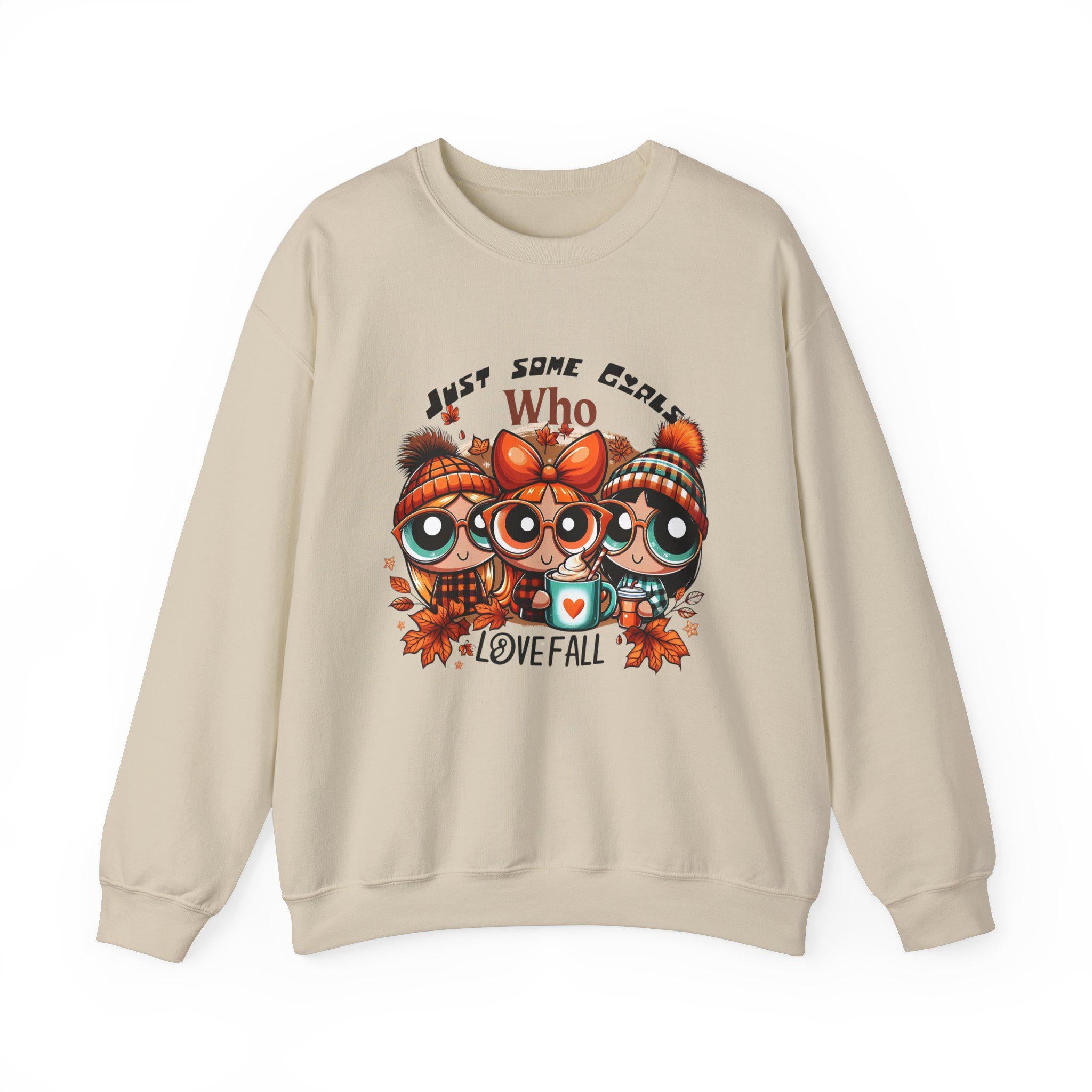 Personalisierbares Just Some Girls Who Love Fall Sweatshirt - Herbstbekleidung