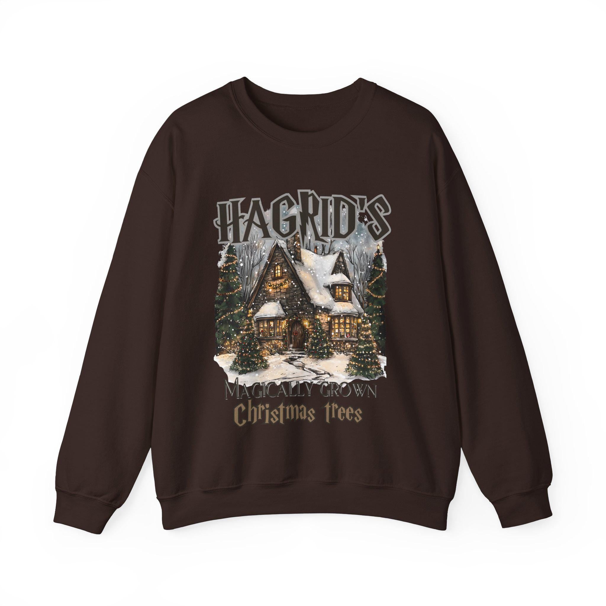 WinterWunderland Weihnachtsbaum Bauernhof Sweatshirt, Weihnachtszauber Pullover, Festlicher Schneebaum Crewneck Pullover, Weihnachtszeit Gemütlich