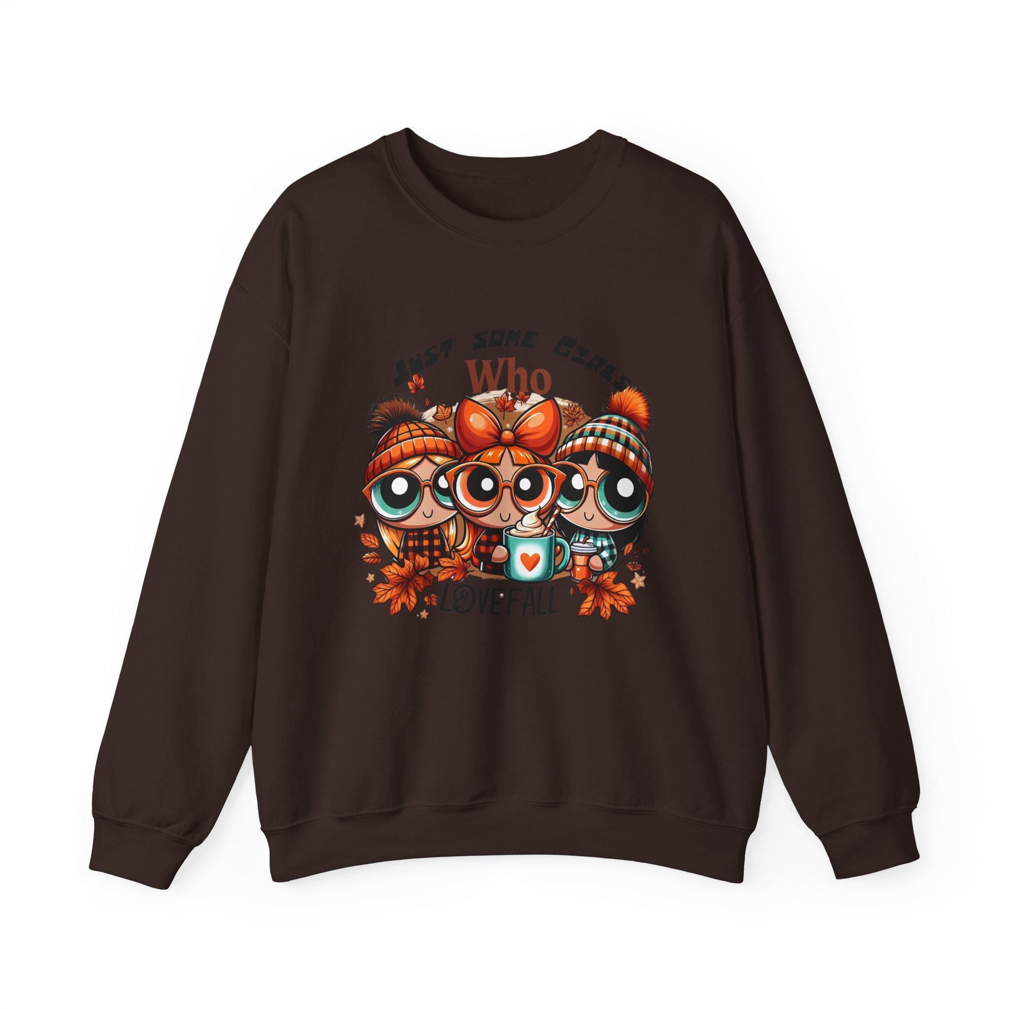 Personalisierbares Just Some Girls Who Love Fall Sweatshirt - Herbstbekleidung