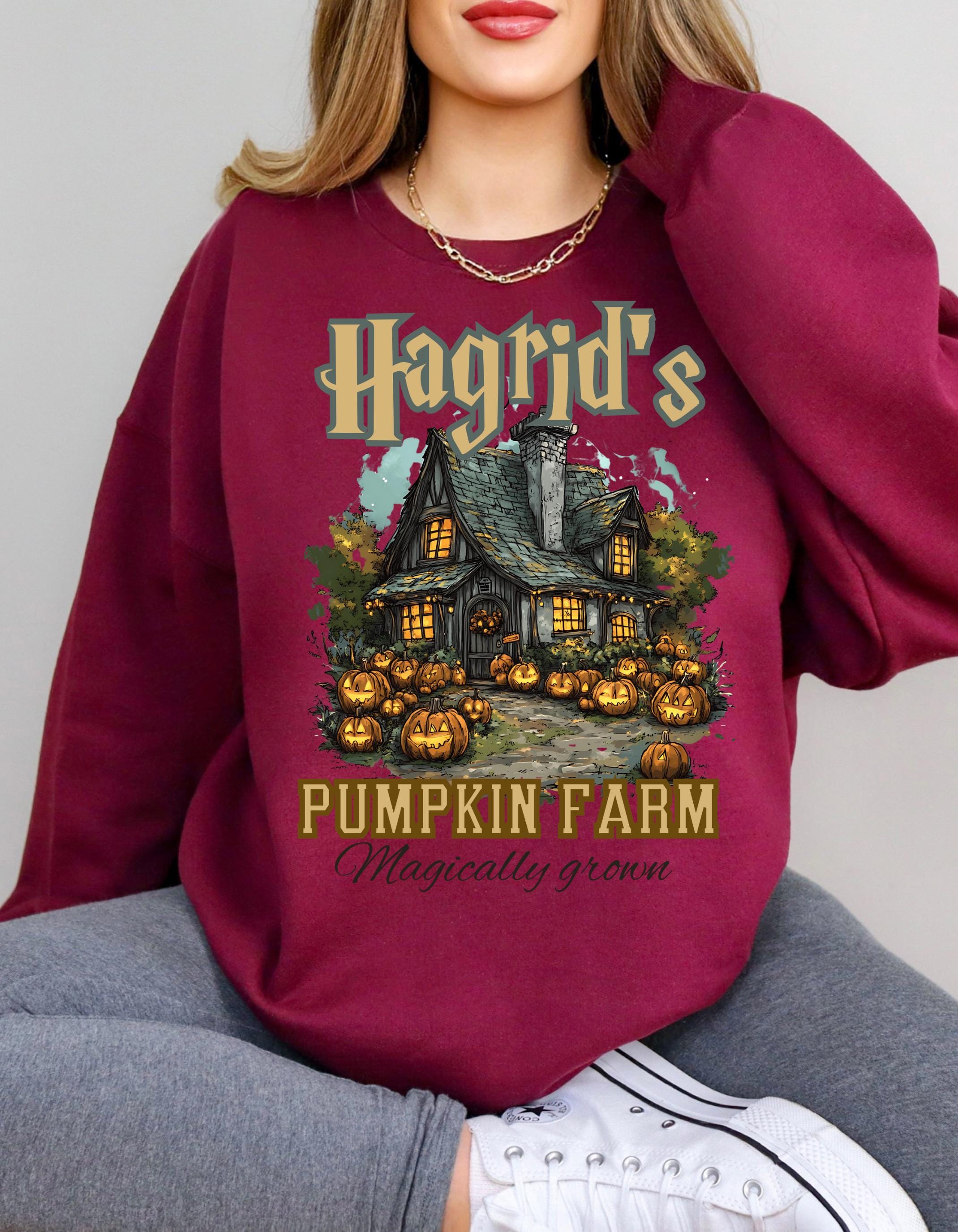 Personalisierbares Hagrids Kürbisfarm Sweatshirt - Thanksgiving 2024 Herbstbekleidung