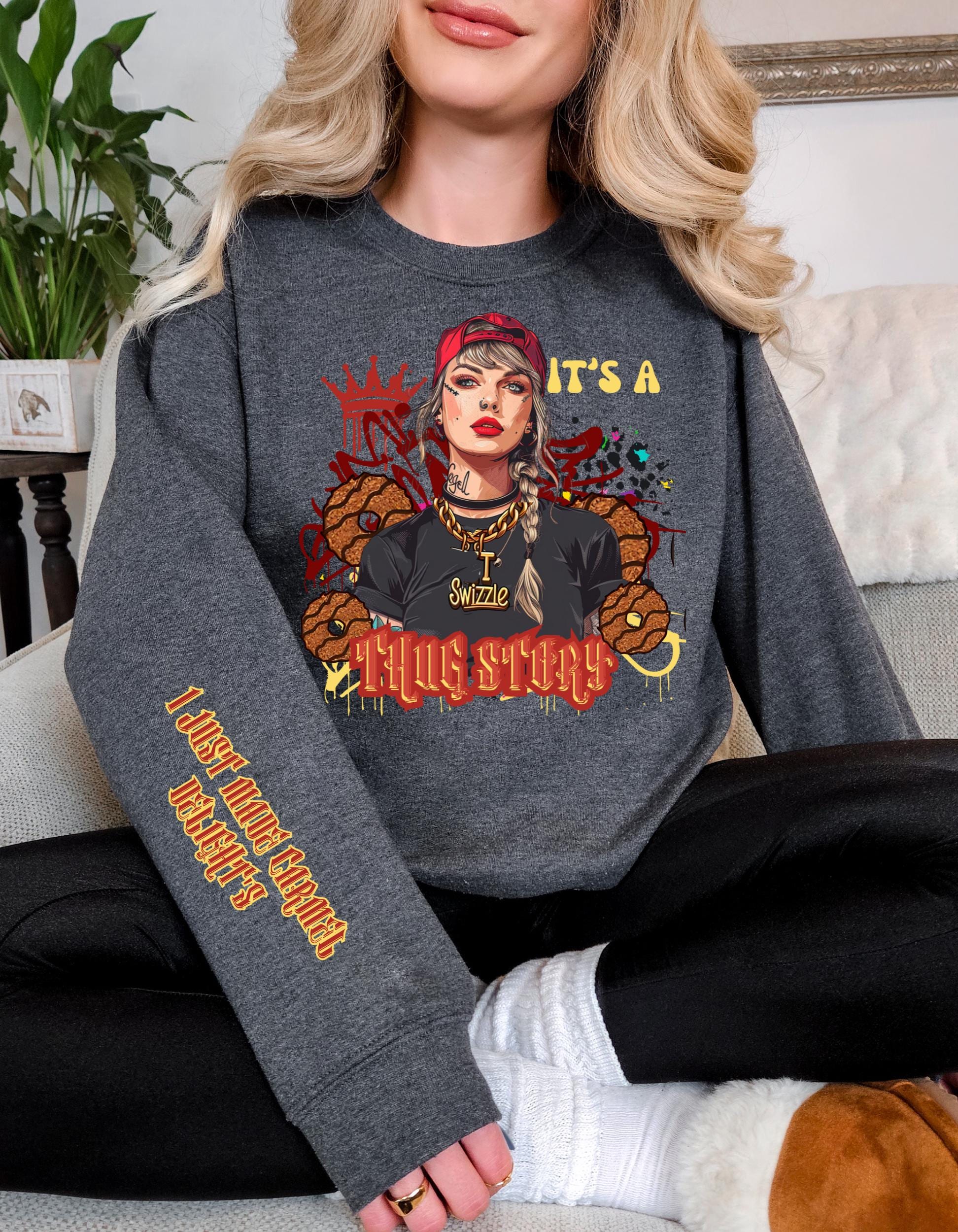 Thug Story Sweatshirt – Auffällige und stylische Grafikbekleidung