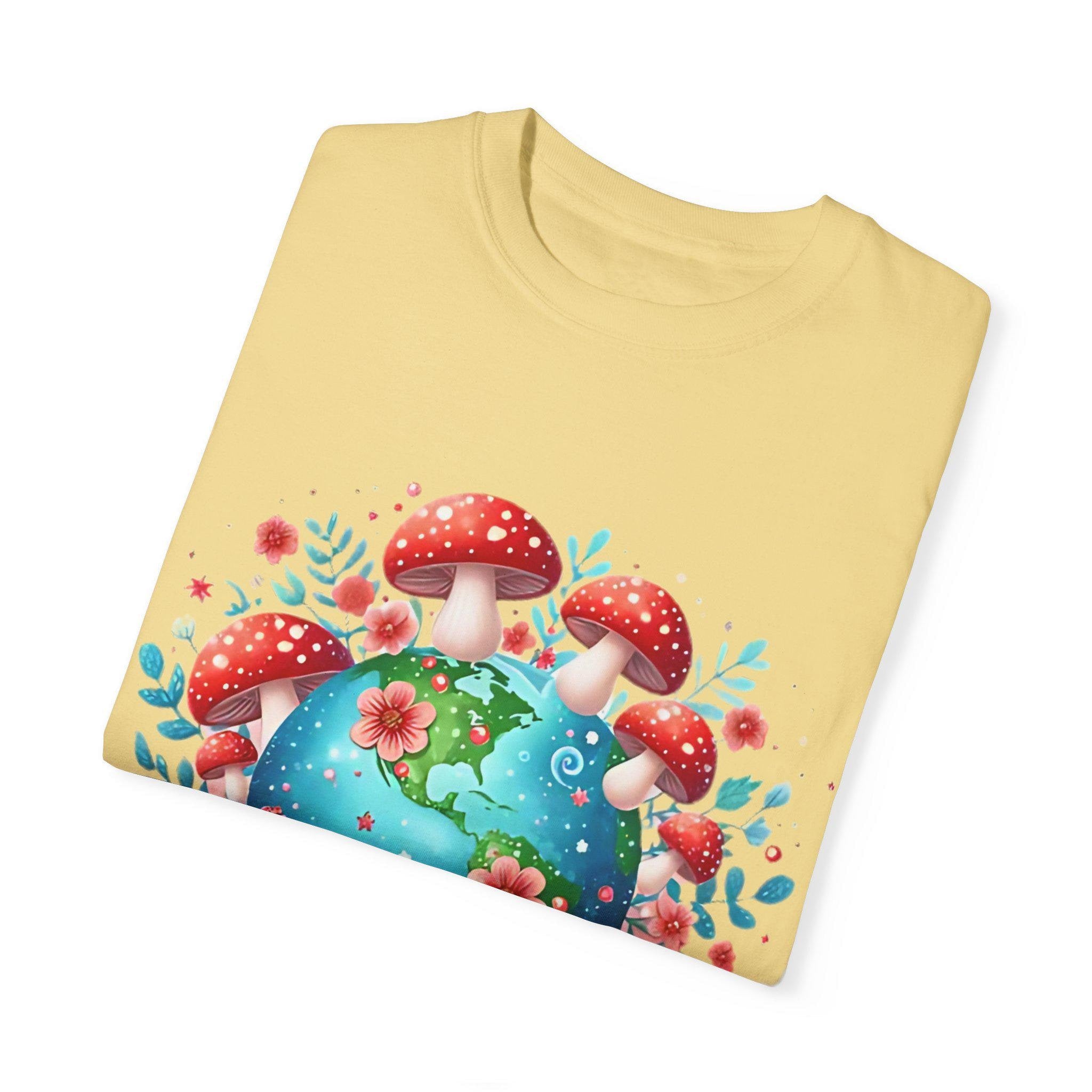 Umweltfreundliches Unisex T-Shirt - Healthy Planet Design, Geschenk für Naturliebhaber, Nachhaltige Mode, Earth Day Bekleidung, Garten T-Shirt