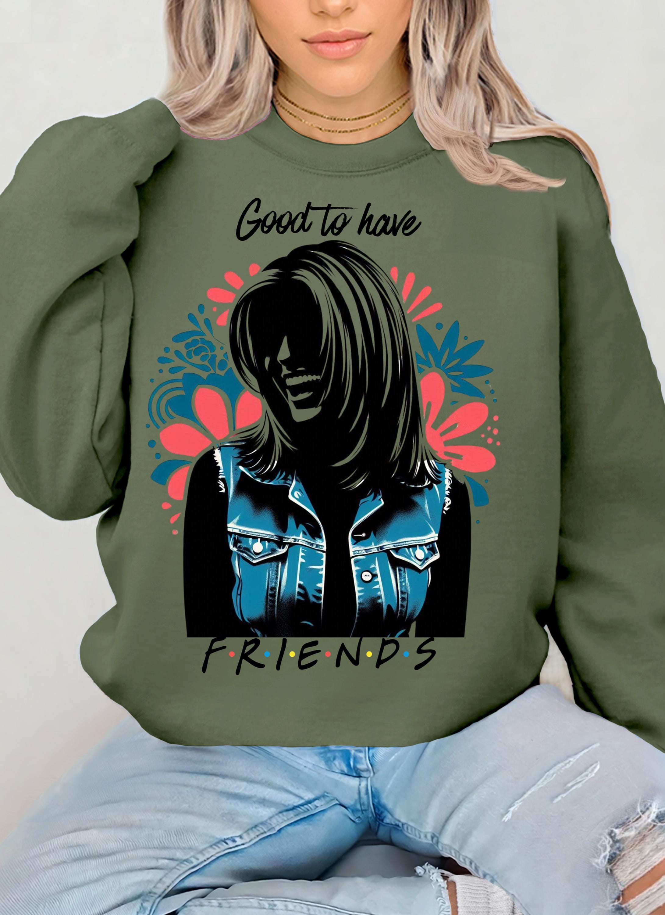 Friends Parody 90er Crewneck Sweatshirt, 90er TV Show Geschenk, Bequemer Pullover Pullover, Unisex Pullover, Friends Fan, Beste Freunde Geschenk, 90er Retro