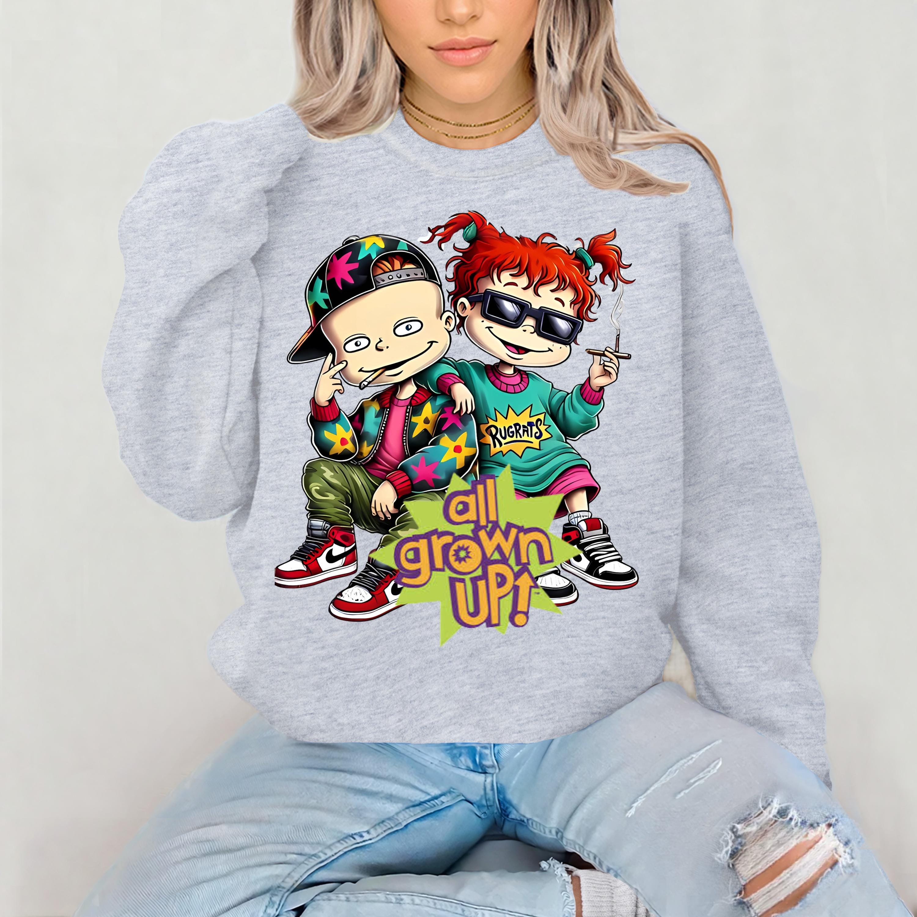 90s TV Parody Unisex Sweatshirt, All Grown Up, Vintage 90s Design, Cozy Jumper, Funny TV Sweatshirt, Retro Crewneck Pullover