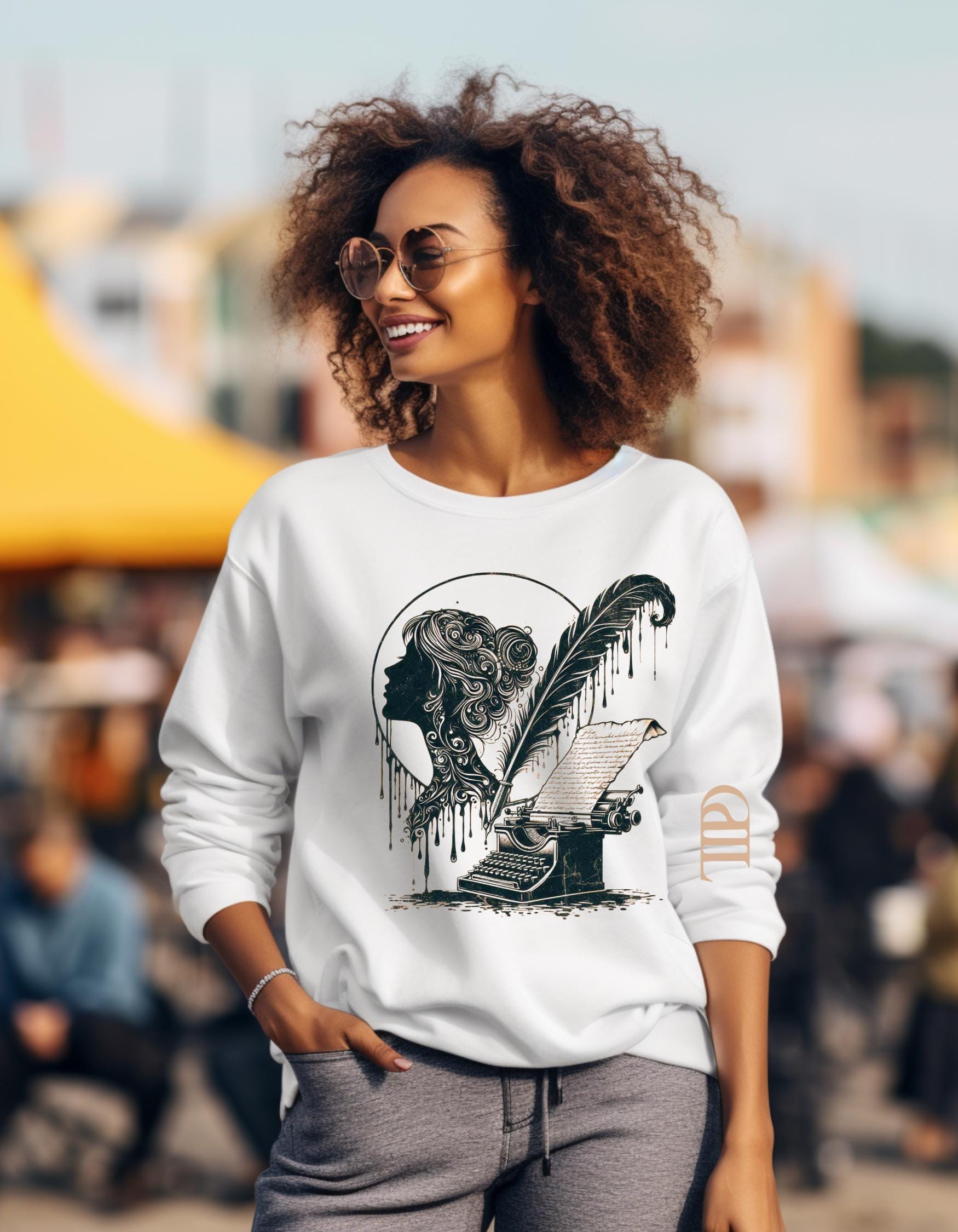 Writers Muse Sweatshirt - Artistic and Creative Apparel