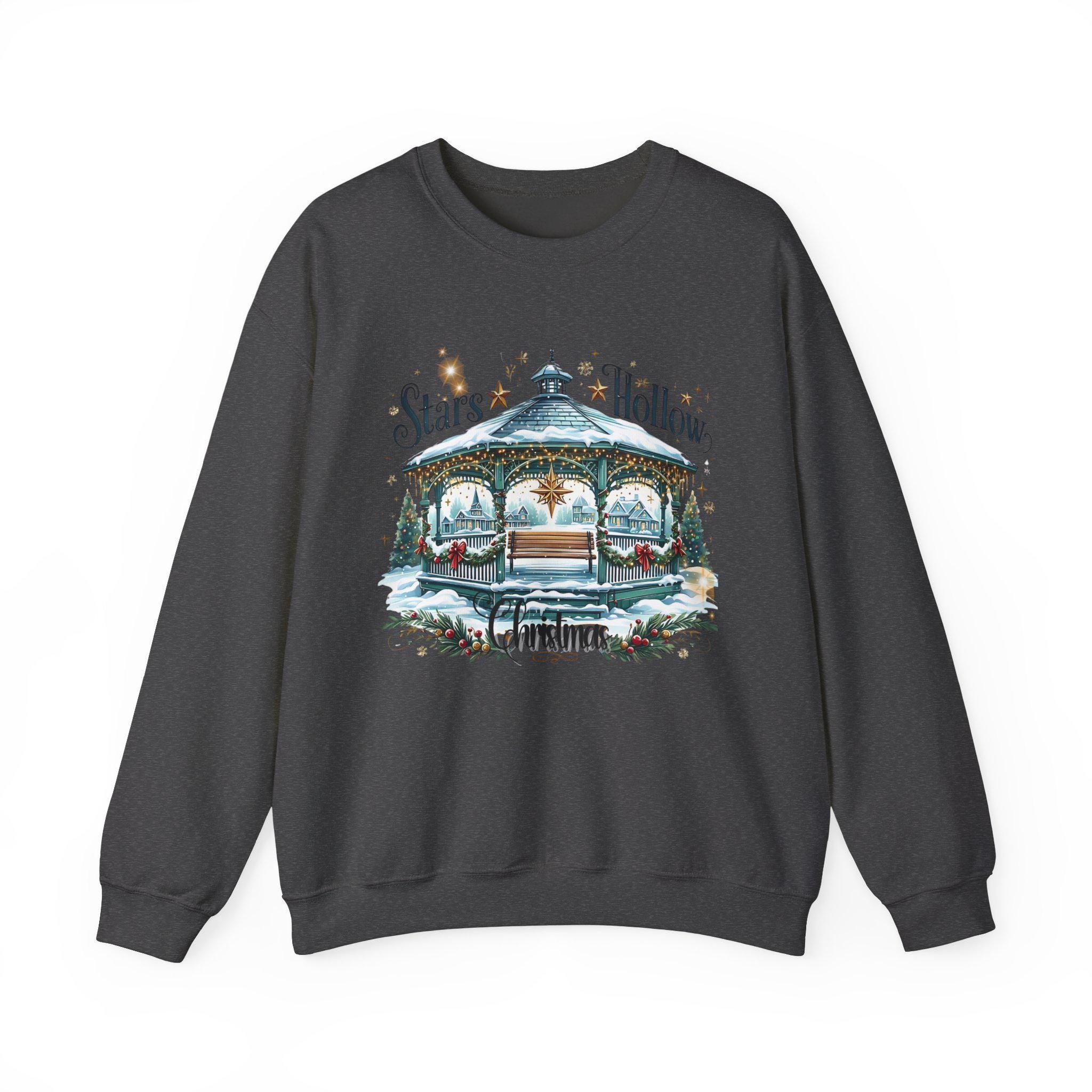 Stars Hollow Christmas Gazebo Sweatshirt, Crewneck Pullover, Gilmore Girls Weihnachtspullover, Winter gemütlicher Pullover, Festliche TV Show Kleidung