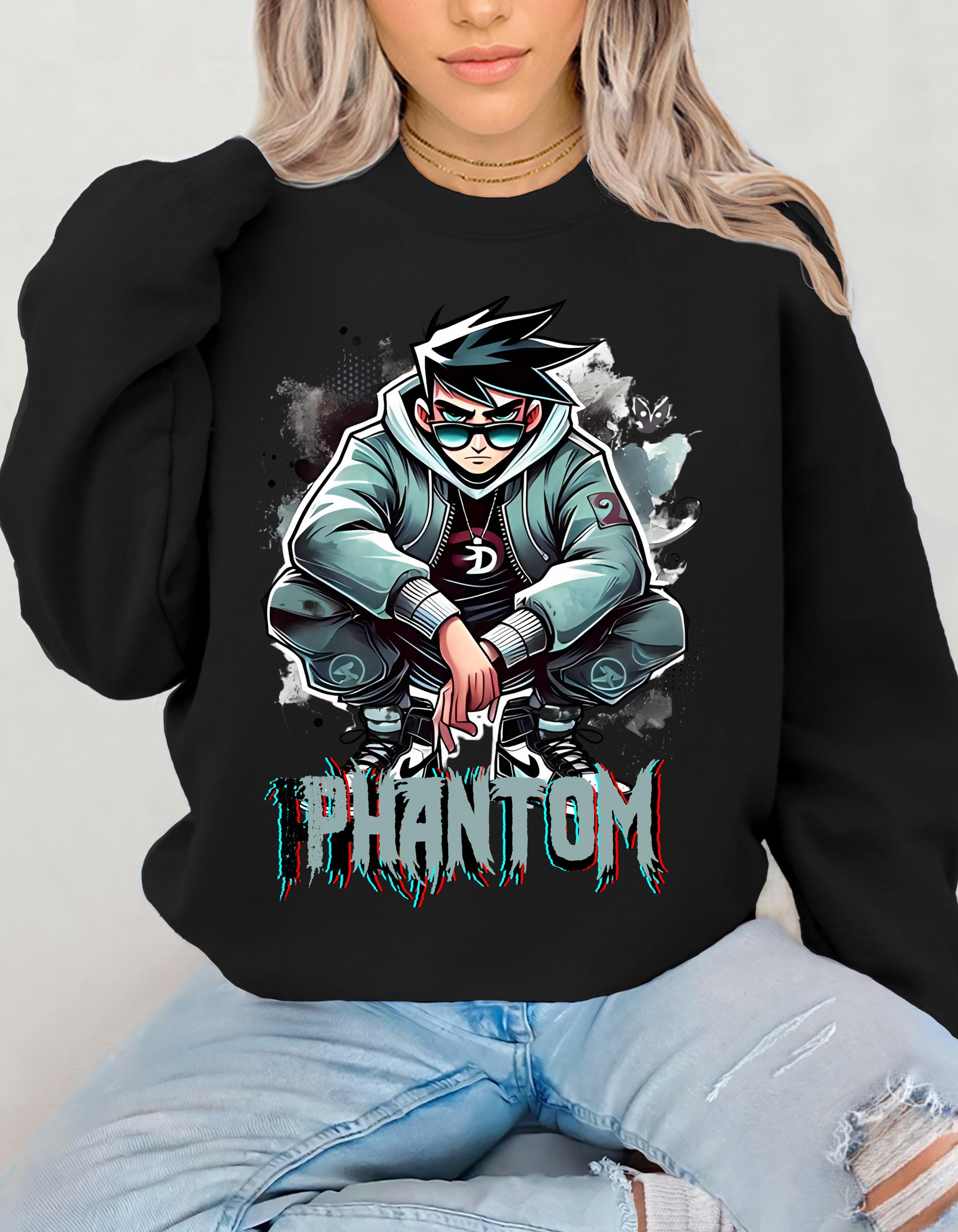 90er Cartoon Parodie Sweatshirt - Ghost Phantoms Crewneck, Streetwear Pullover, Unisex Halloween Kleidung, 90er Streetwear Pullover, Retro Geist