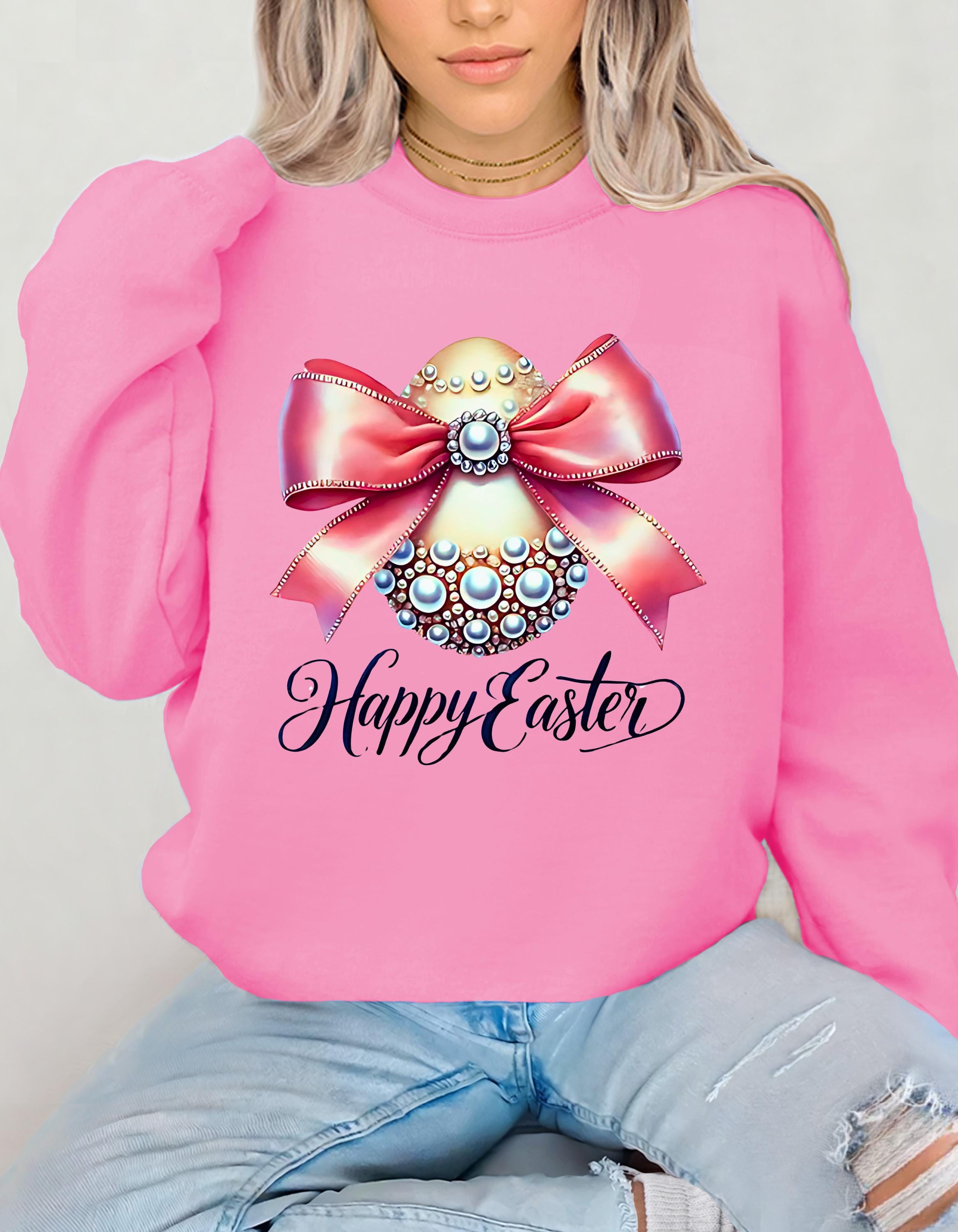 Personalizable Coquette Pearl Egg Fabrigie Sweatshirt, Unisex Jumper, Sweater, Pullover, Top, Sweat Top