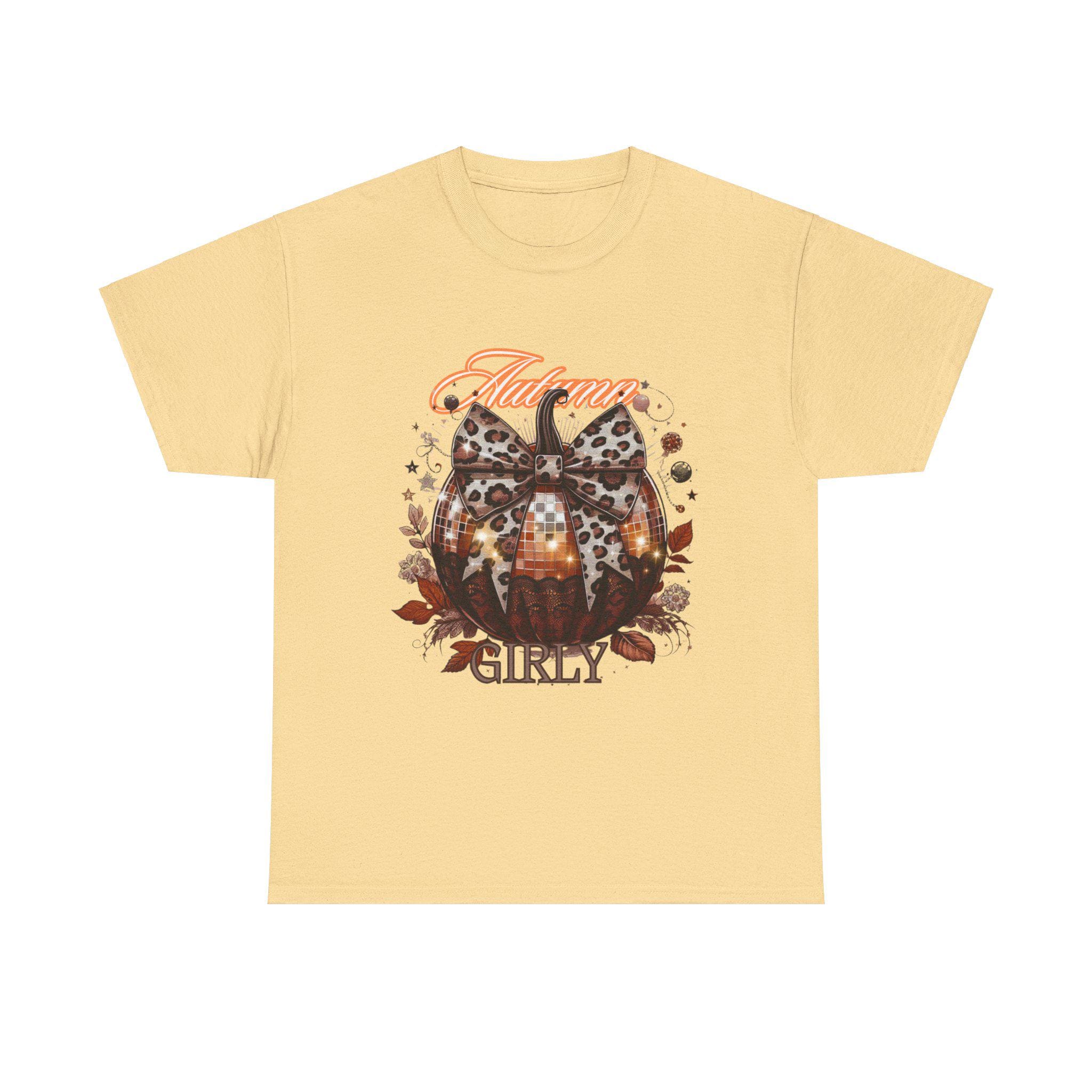 Personalizable Autumn Girly Fall Coquette Disco Pumpkin Thanksgiving Tee, Shirt, Top Apparel