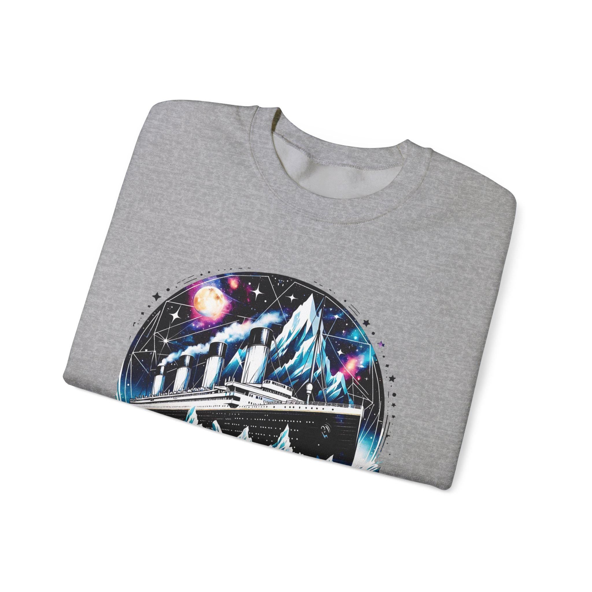 Personalisierbares Cosmic Galaxy Titanic Sweatshirt, Weltraum Geschenk, Nebel Geschenk, Astronomie Kleidung, Celestial Jumper