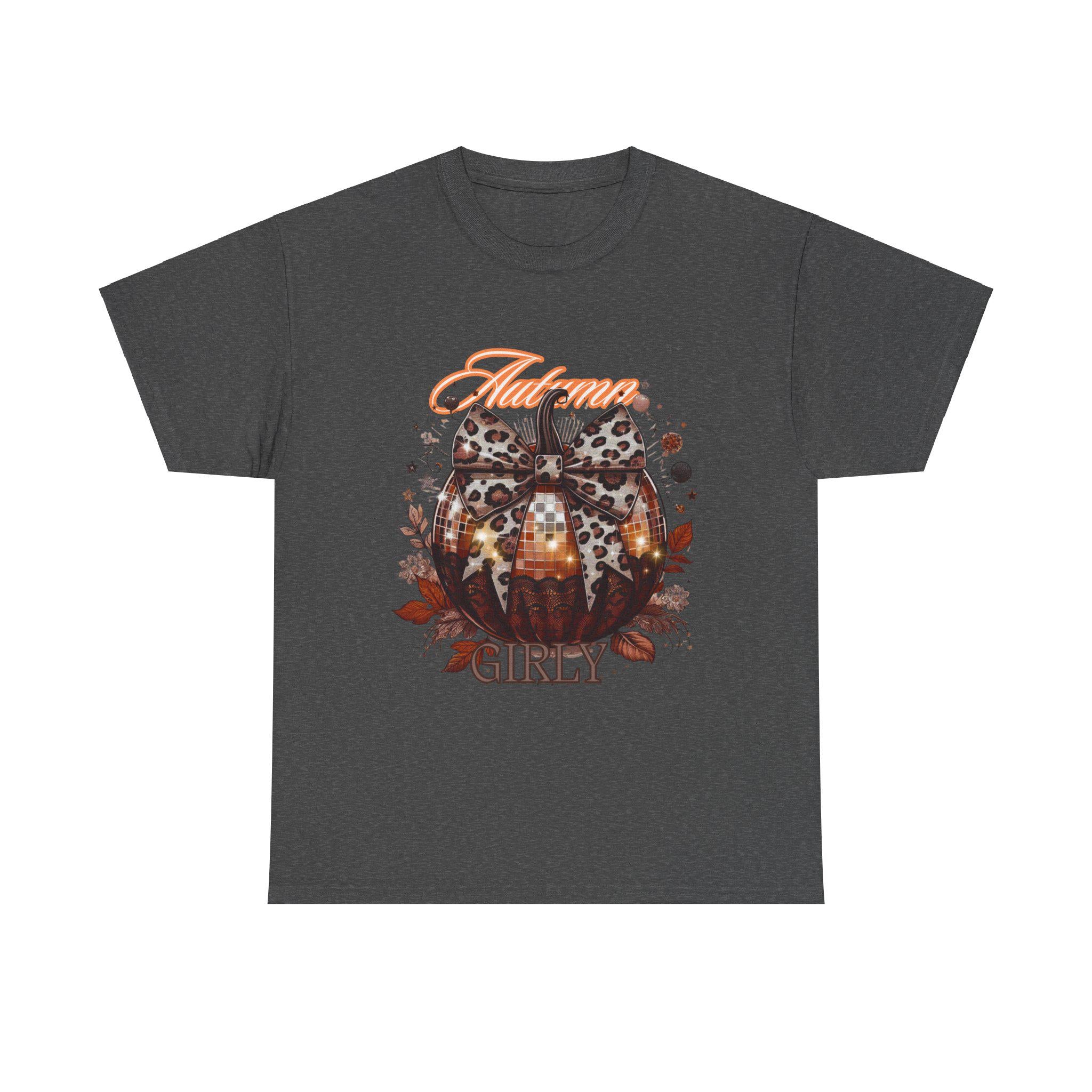 Personalizable Autumn Girly Fall Coquette Disco Pumpkin Thanksgiving Tee, Shirt, Top Apparel