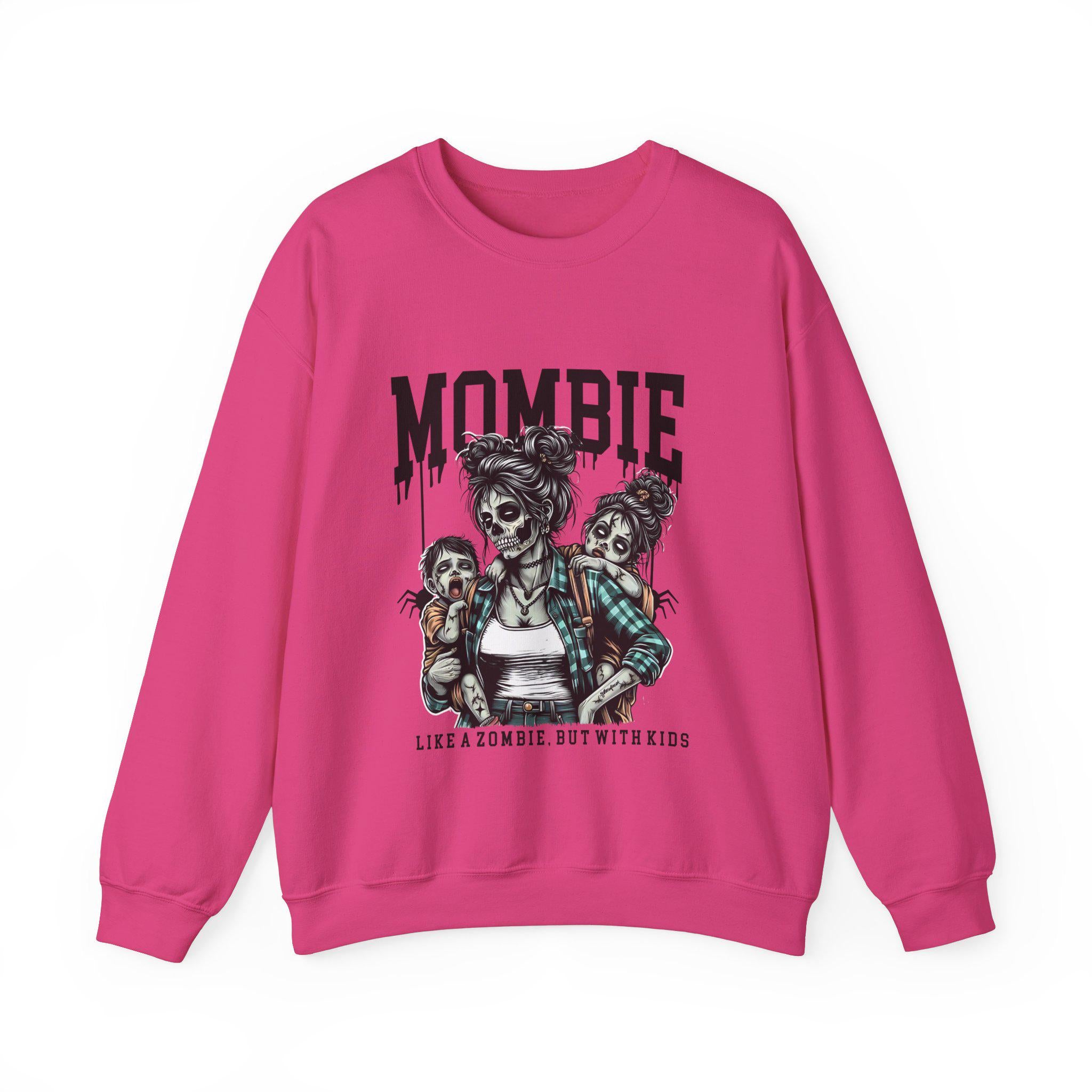 Halloween Mombie Spooky Mom Sweatshirt, Halloween Costume, Funny Mom Shirt, Mothers Day Gift, Fall Mom Shirt, with splatter personalization