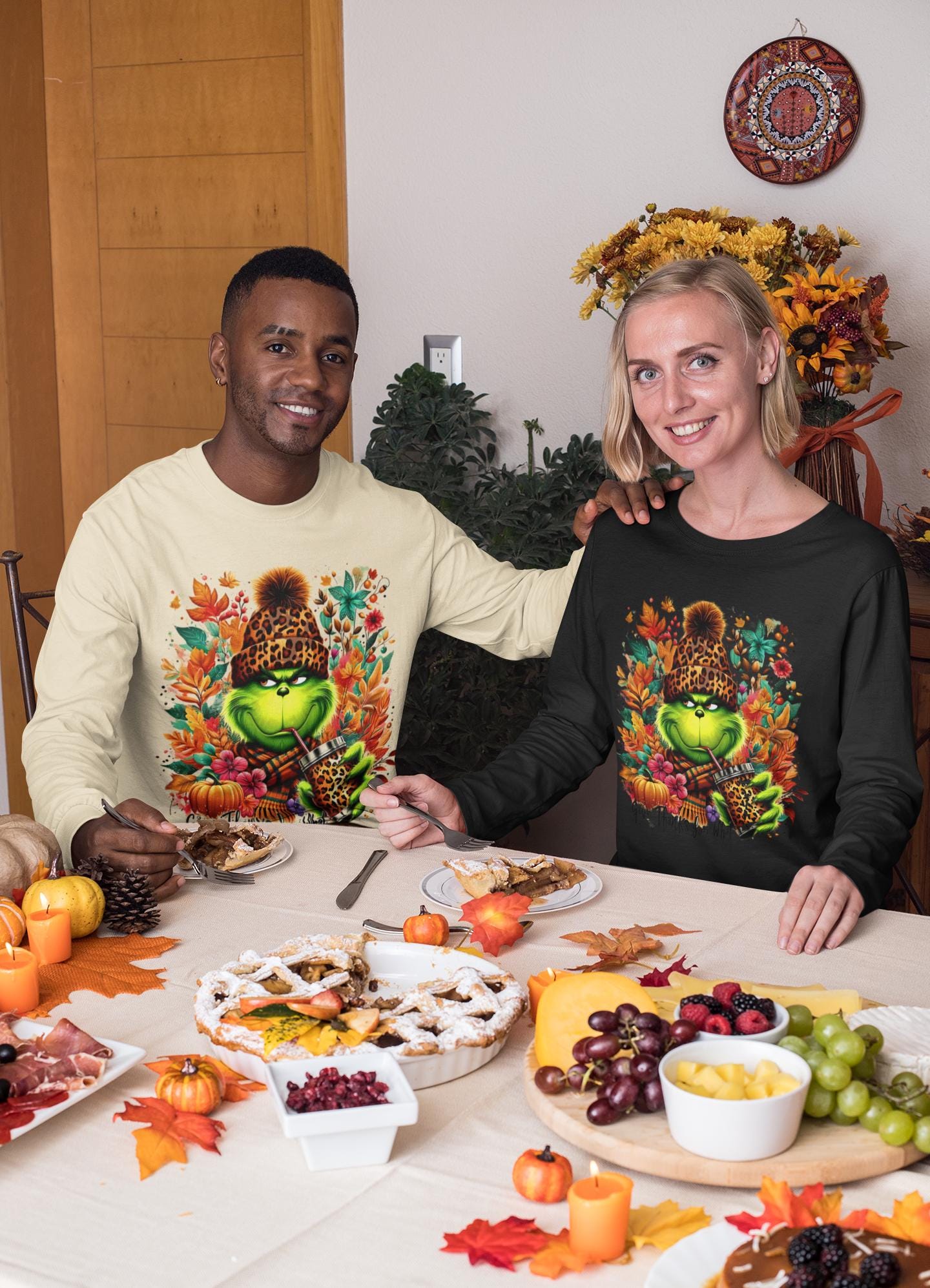 Sarkastisches Grumpus Herbst Sweatshirt, Dankbarer Herbst Pullover, Unisex Crewneck Pullover, Thanksgiving Hoodie, Lustiger Dankbarer Pullover