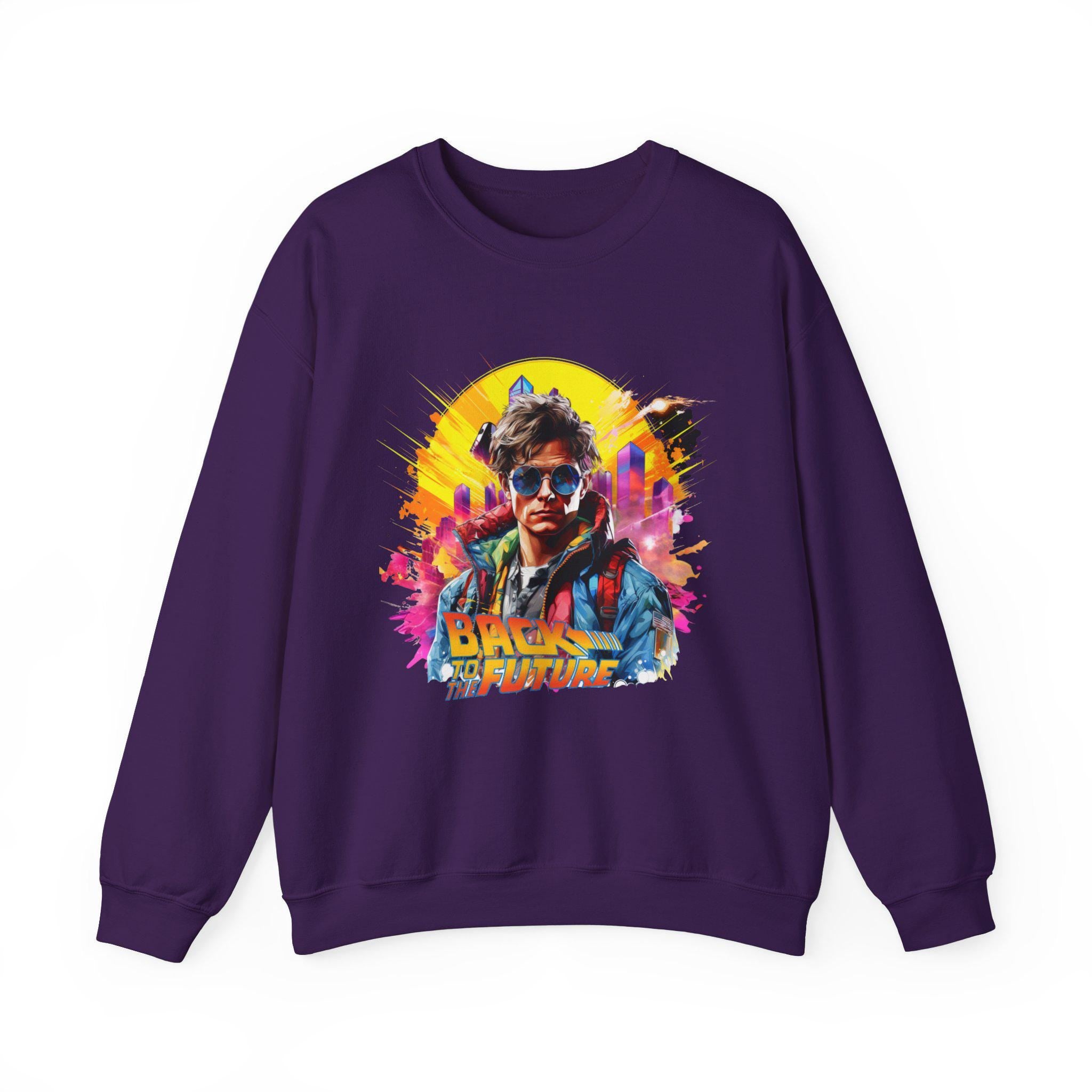 Personalisierbares Time Traveler Parodie Sweatshirt - Gemütliche und lustige Retro-inspirierte Kleidung