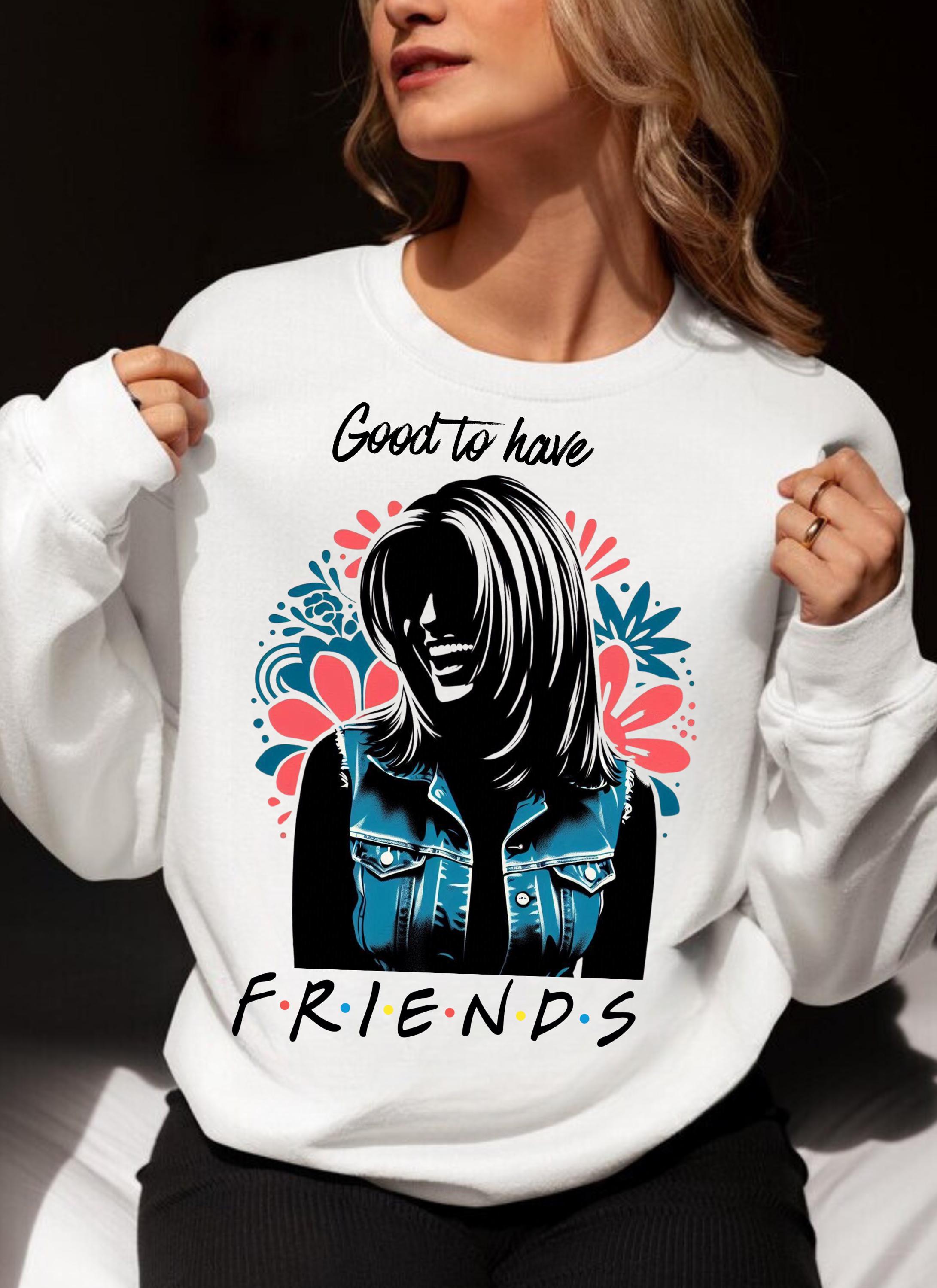 Friends Parody 90er Crewneck Sweatshirt, 90er TV Show Geschenk, Bequemer Pullover Pullover, Unisex Pullover, Friends Fan, Beste Freunde Geschenk, 90er Retro