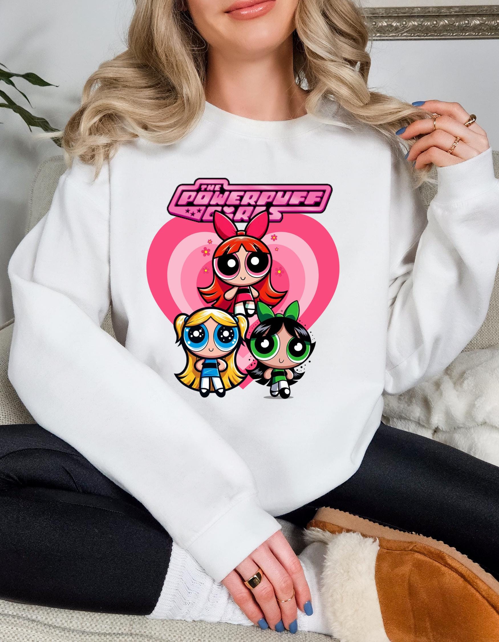 Superhelden-Trio-Sweatshirt – lustige und farbenfrohe Cartoon-Kleidung