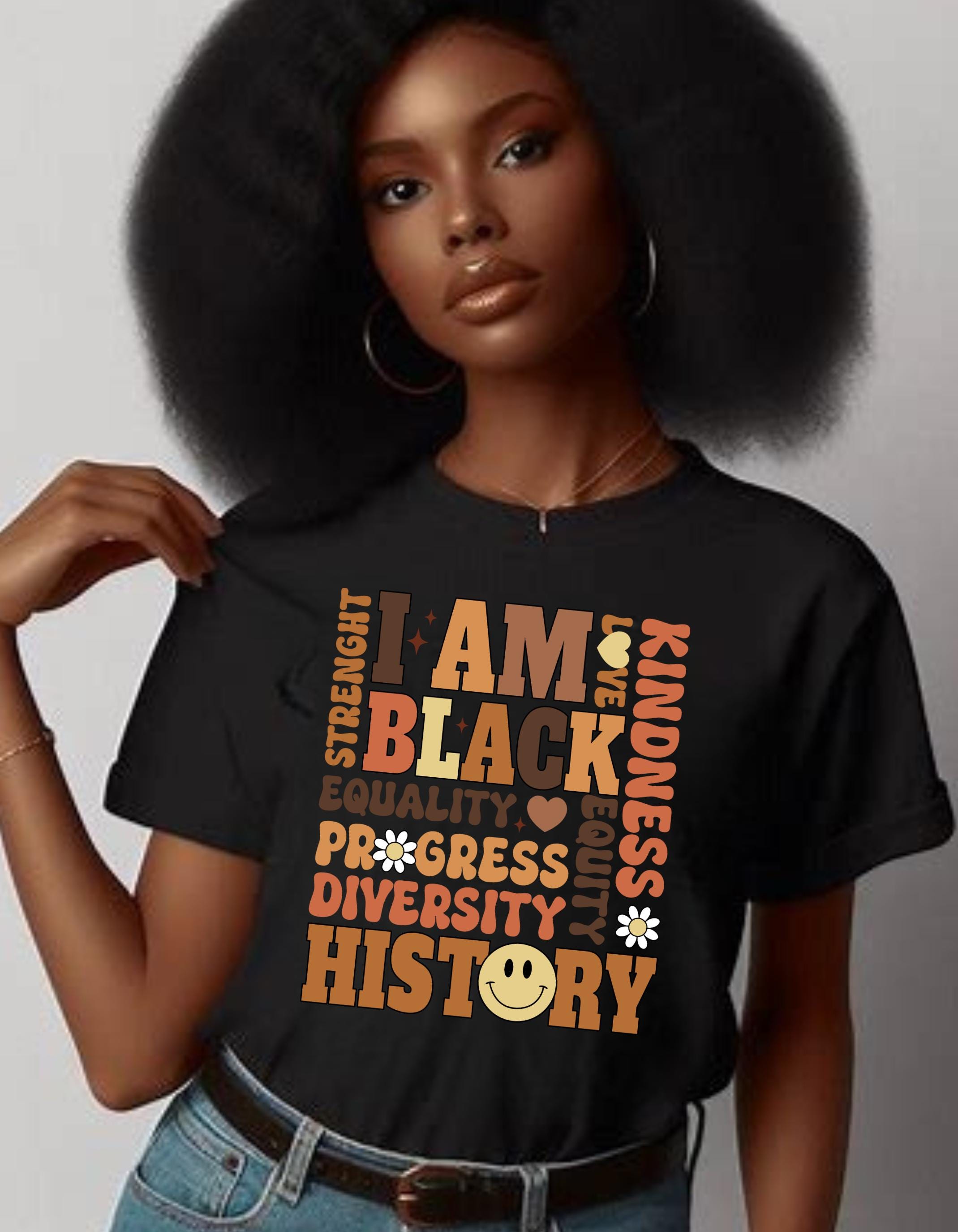 Black History Unisex T-Shirt, African American Pride Protest Aktivist Kleidung, Geschenk der Bürgerrechtsbewegung, MLK Day Shirt, BLM Kleidung,