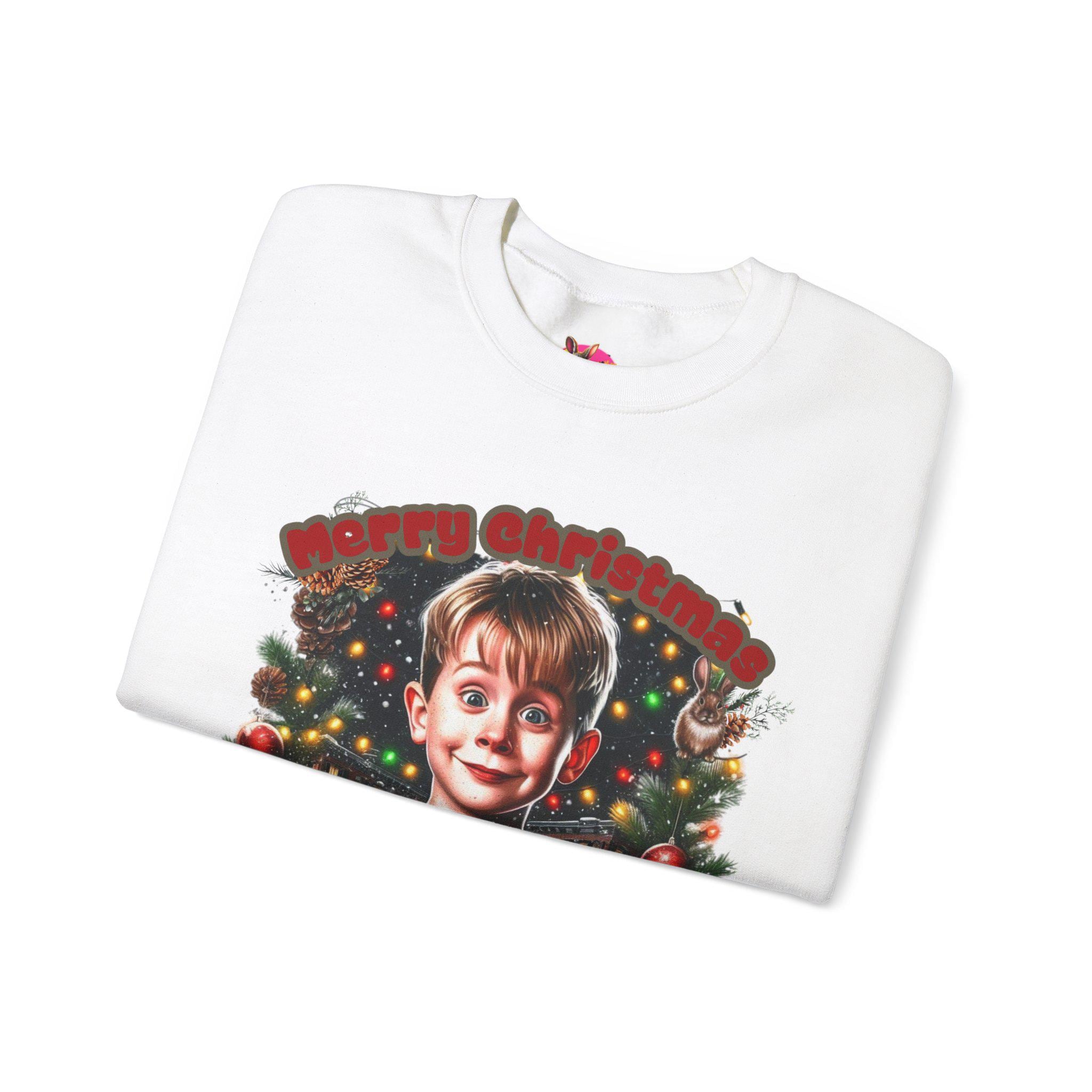 Personalizable Merry Christmas Ya Filthy Animal Sweatshirt - Home Alone Parody