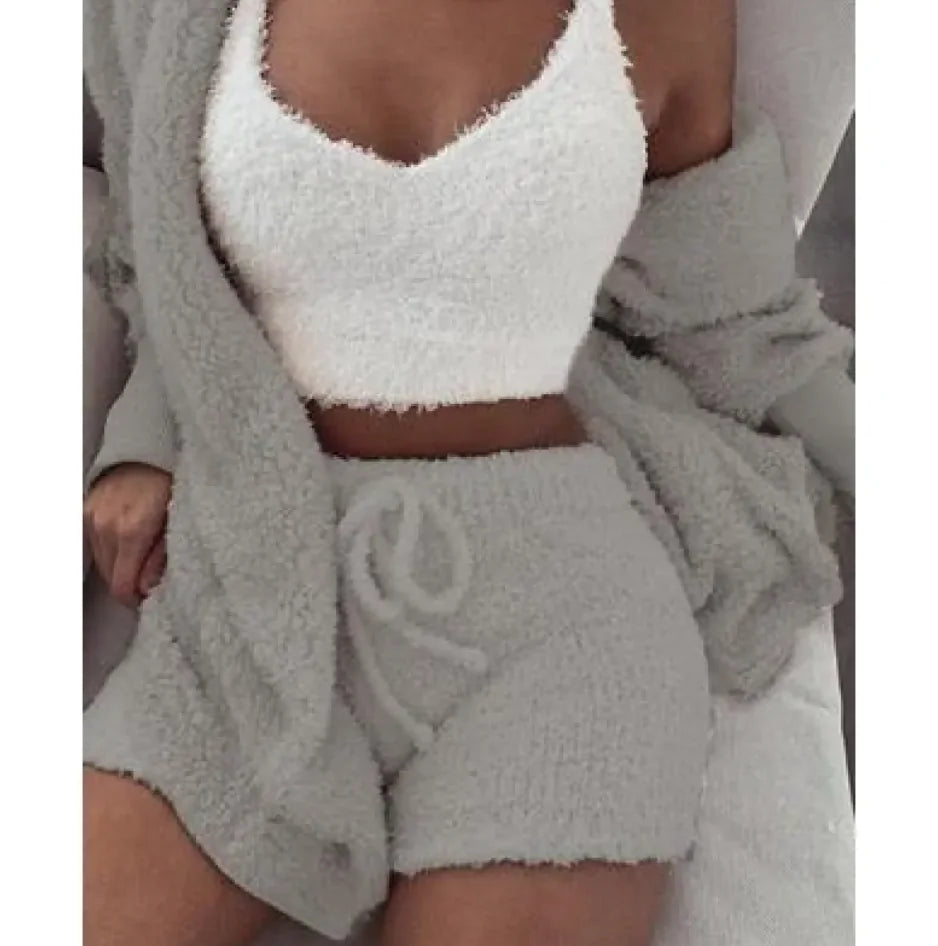 Women's 3-Piece Pajama Set