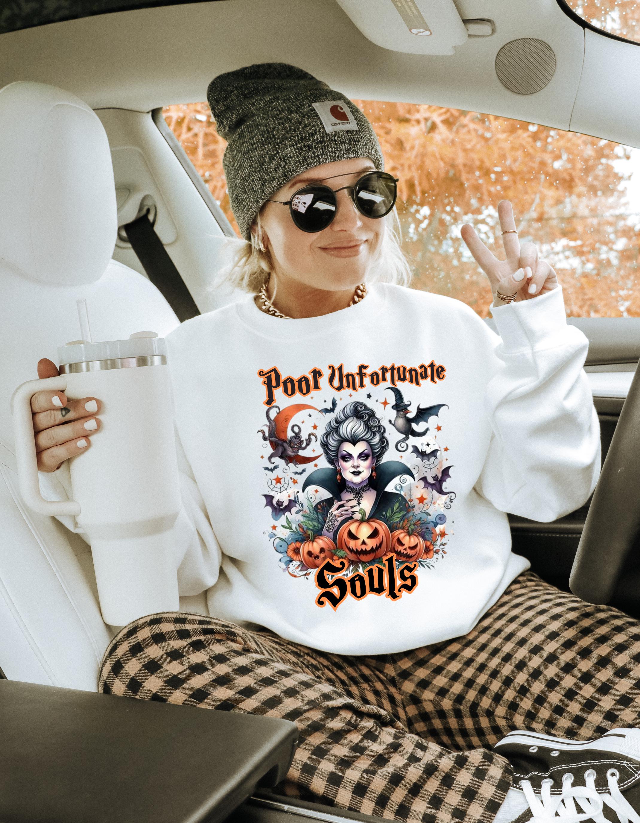 Personalizable Embrace the spirit of the sea with our Enchanted Sea Witch Hoodie. This Halloween, become the mistress of the deep