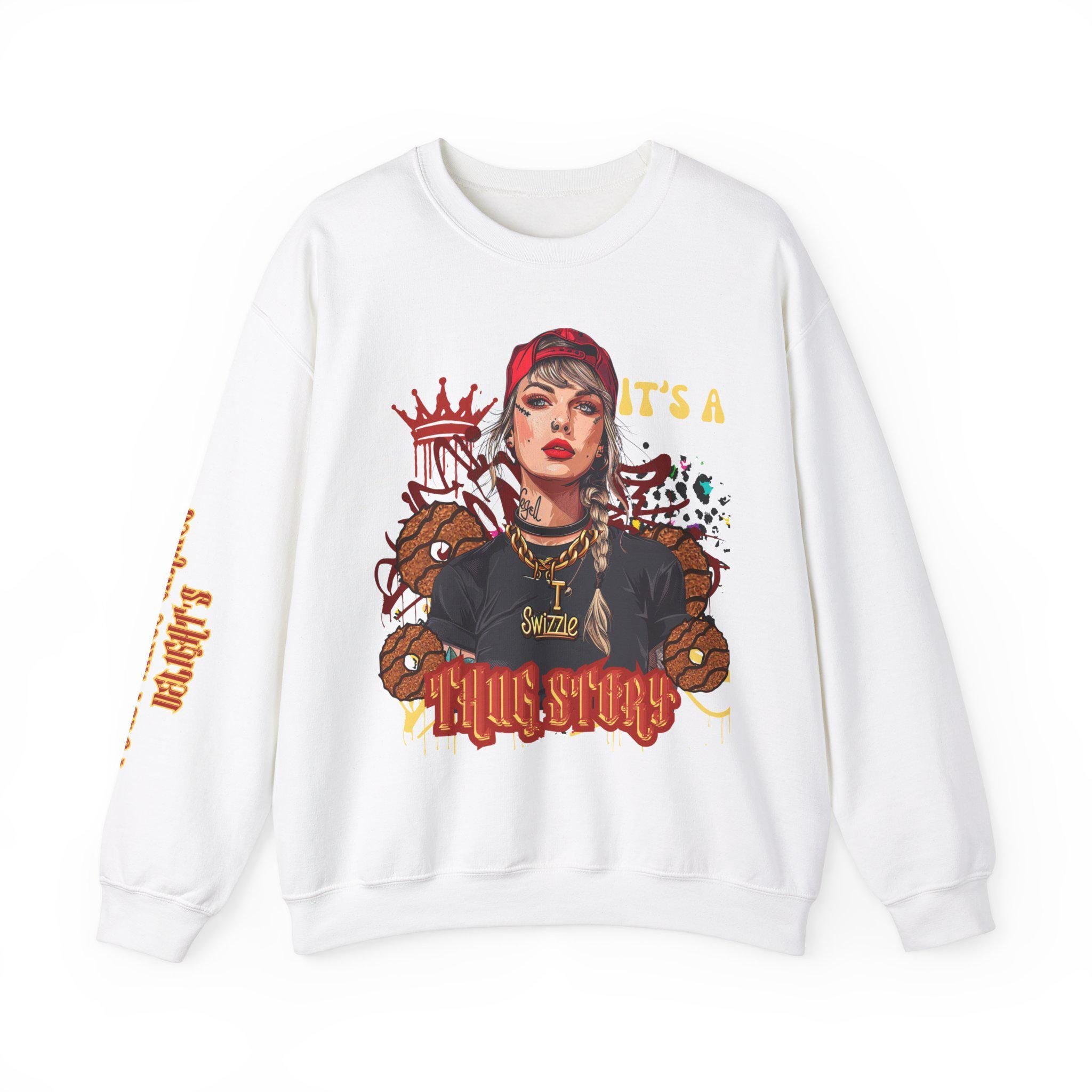 Thug Story Sweatshirt - Bold and Stylish Graphic Apparel