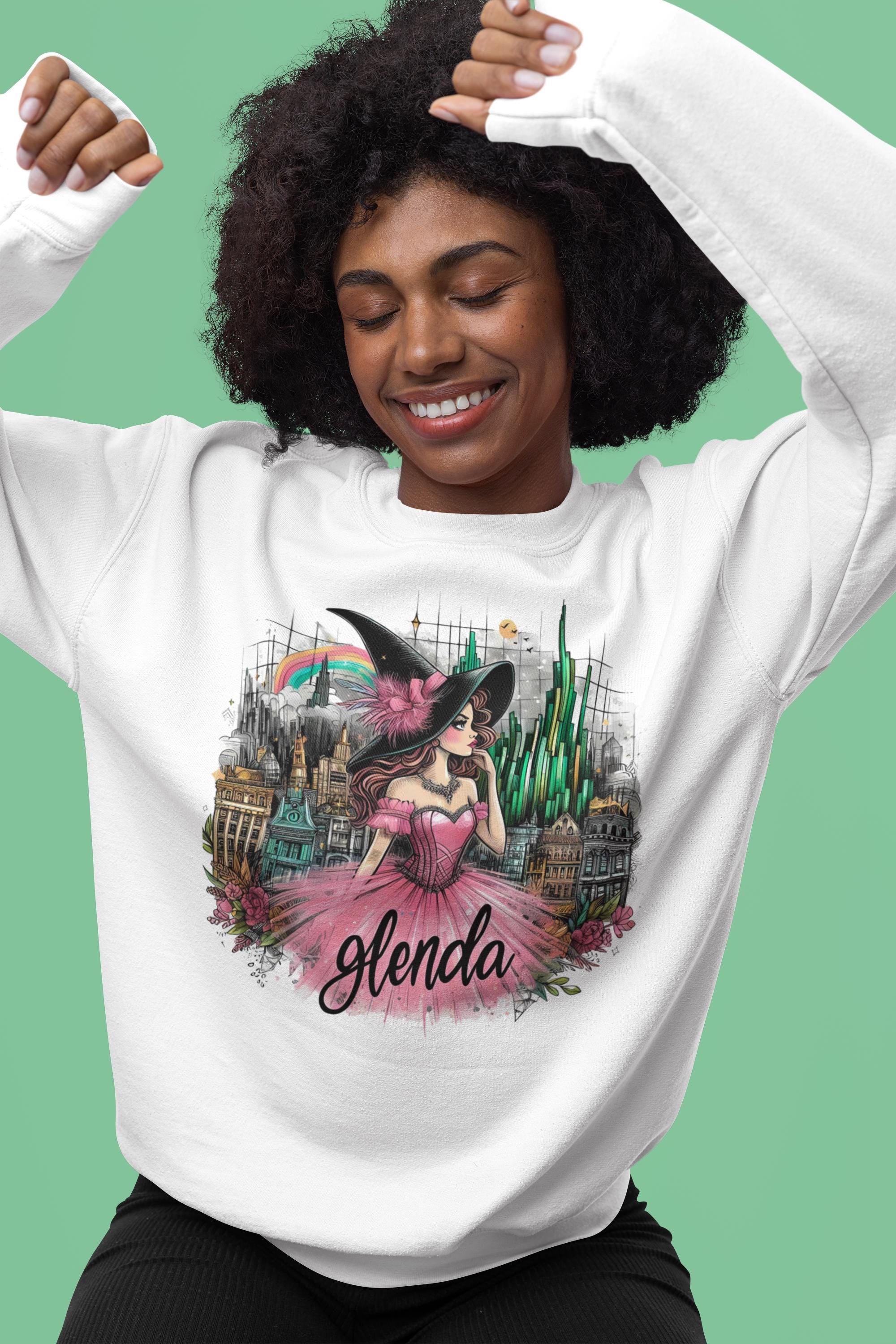 Wizard of Oz Glenda Parody Sweatshirt, Funny Movie Character Top, Fairy Tale Jumper, Oz Witch Sweater, Gift for Movie Fan, Halloween