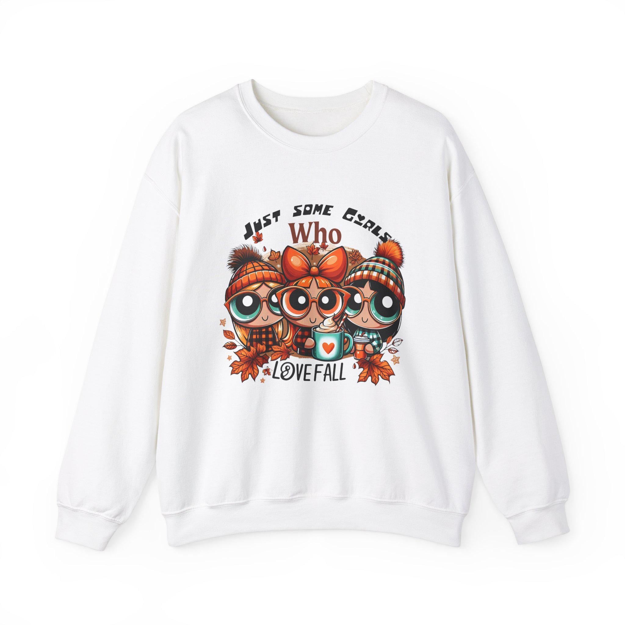 Personalisierbares Just Some Girls Who Love Fall Sweatshirt - Herbstbekleidung