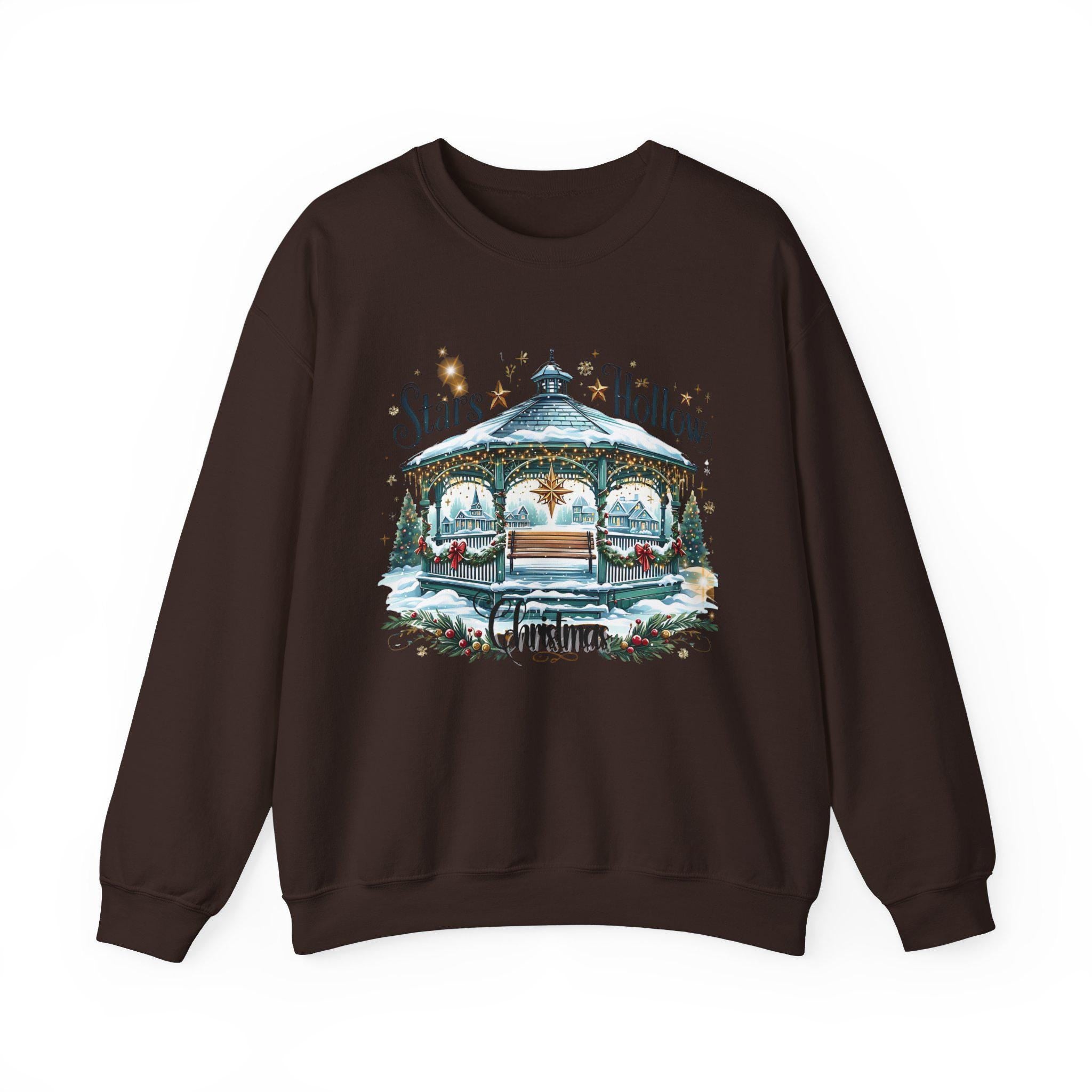 Stars Hollow Christmas Gazebo Sweatshirt, Crewneck Pullover, Gilmore Girls Weihnachtspullover, Winter gemütlicher Pullover, Festliche TV Show Kleidung