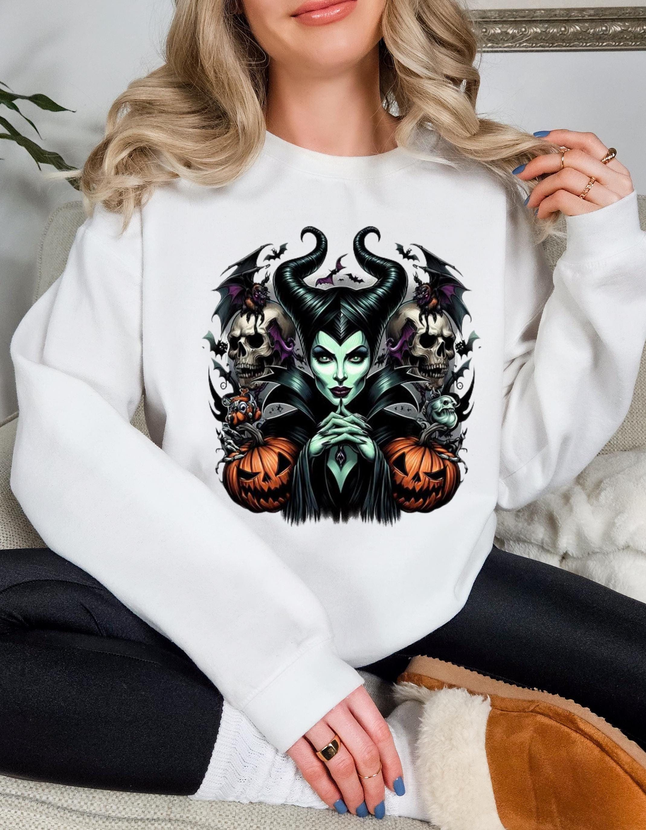 Personalisierbares Mutter der Drachen Halloween Sweatshirt - Gruselige Festtagskleidung