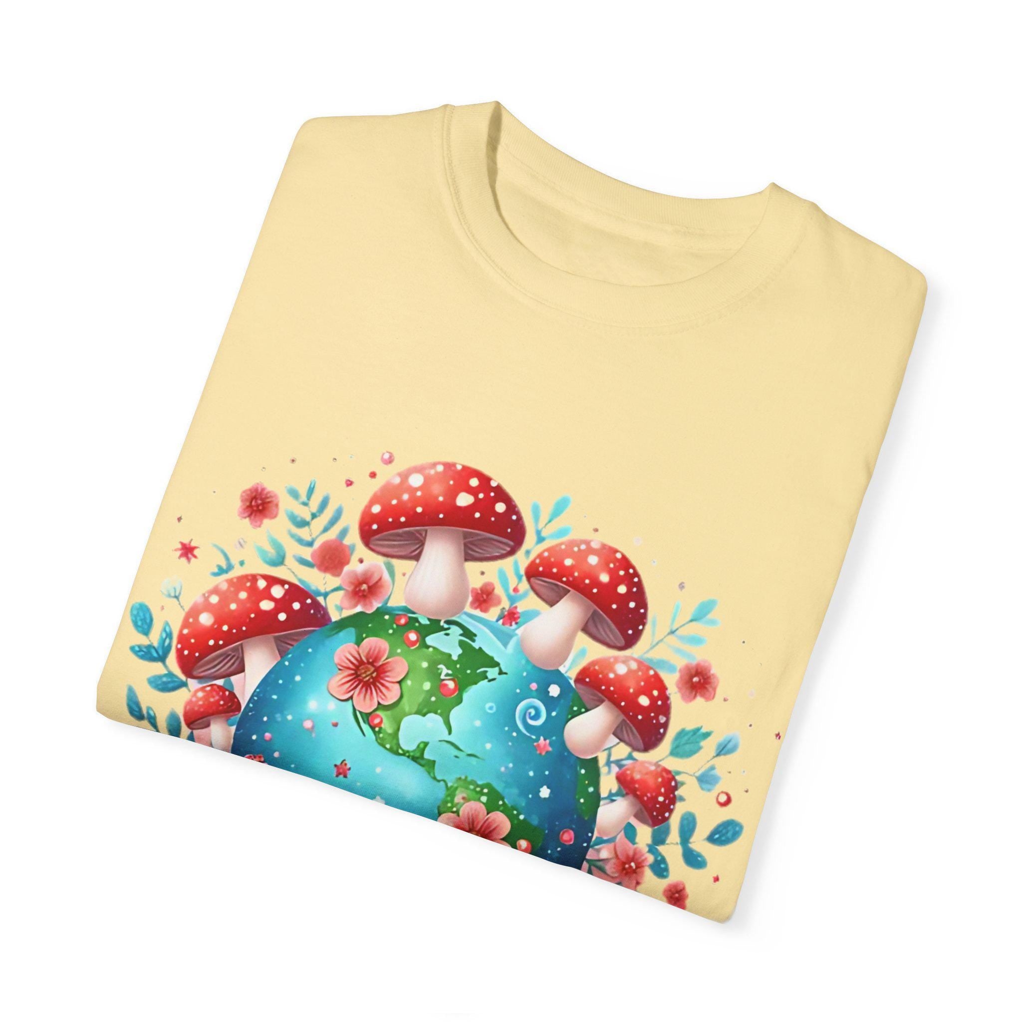 Umweltfreundliches Unisex T-Shirt - Healthy Planet Design, Geschenk für Naturliebhaber, Nachhaltige Mode, Earth Day Bekleidung, Garten T-Shirt