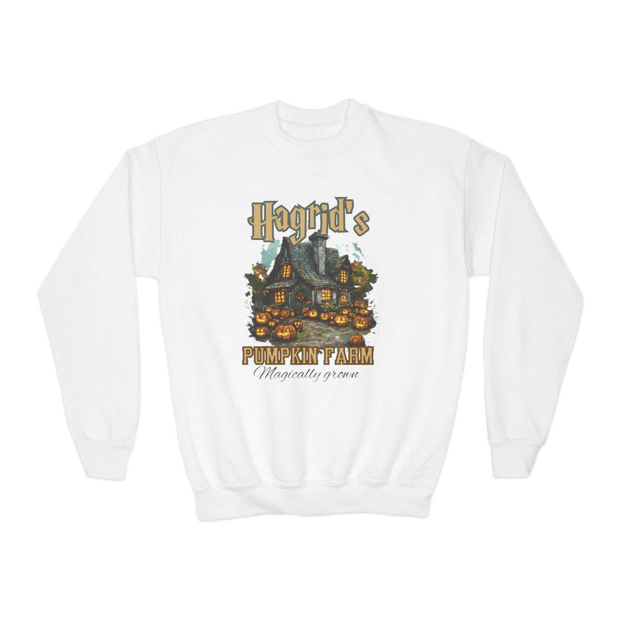 Personalisierbares Hagrids Kürbisfarm-Sweatshirt für Jugendliche - Thanksgiving 2024 Herbstbekleidung