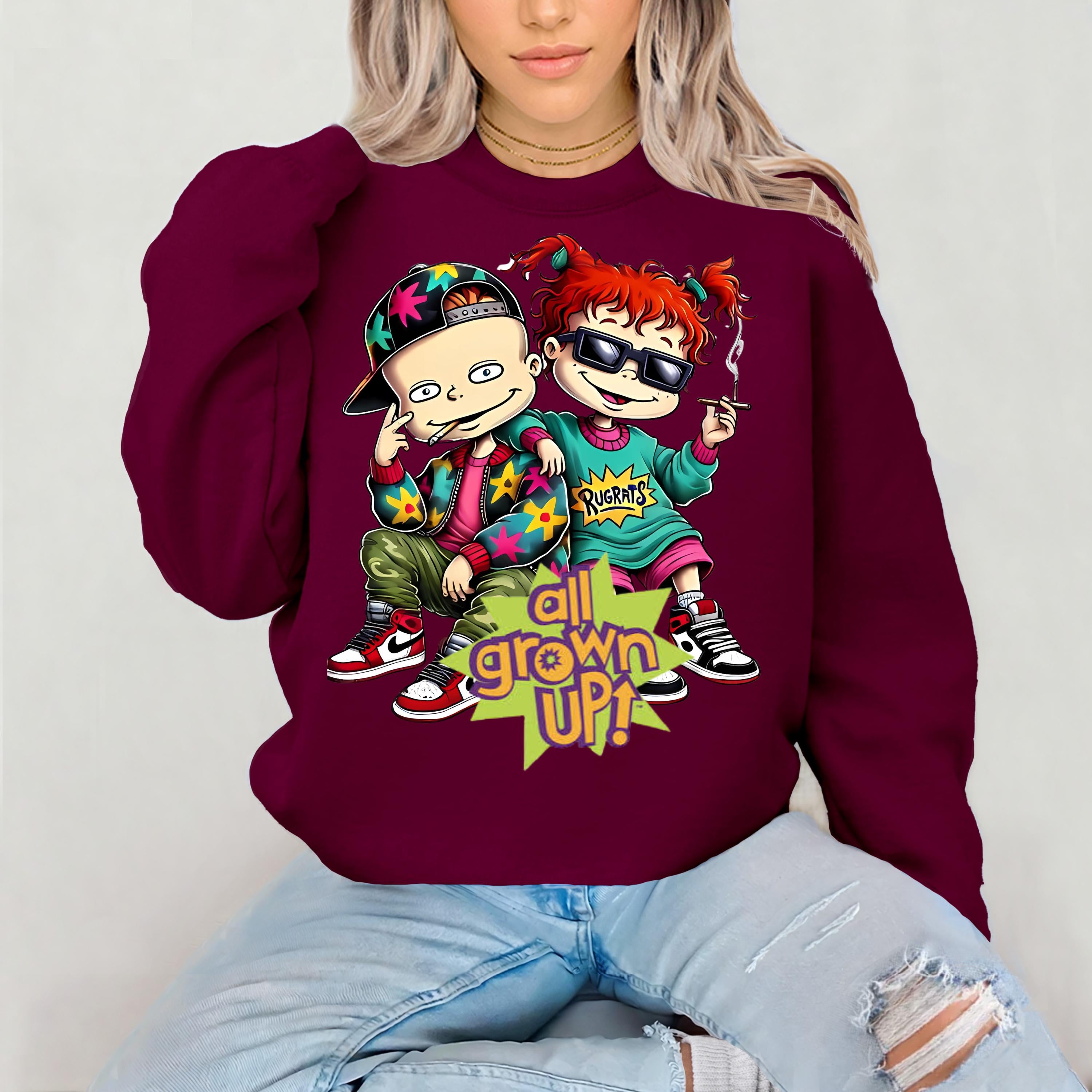 90s TV Parody Unisex Sweatshirt, All Grown Up, Vintage 90s Design, Cozy Jumper, Funny TV Sweatshirt, Retro Crewneck Pullover