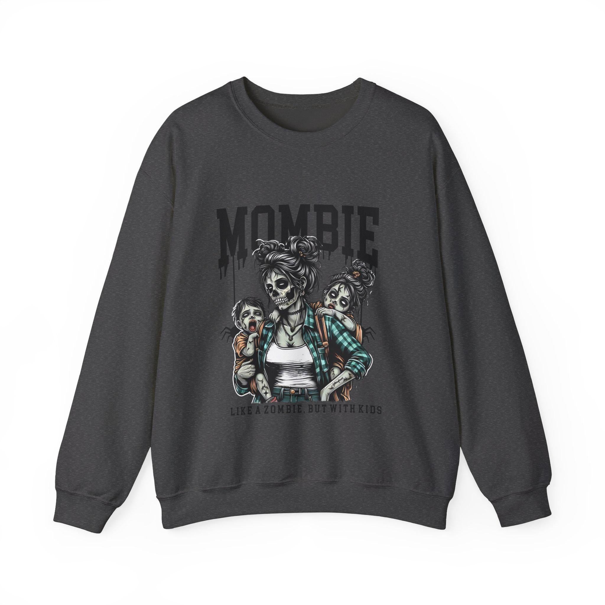 Halloween Mombie Spooky Mom Sweatshirt, Halloween Costume, Funny Mom Shirt, Mothers Day Gift, Fall Mom Shirt, with splatter personalization