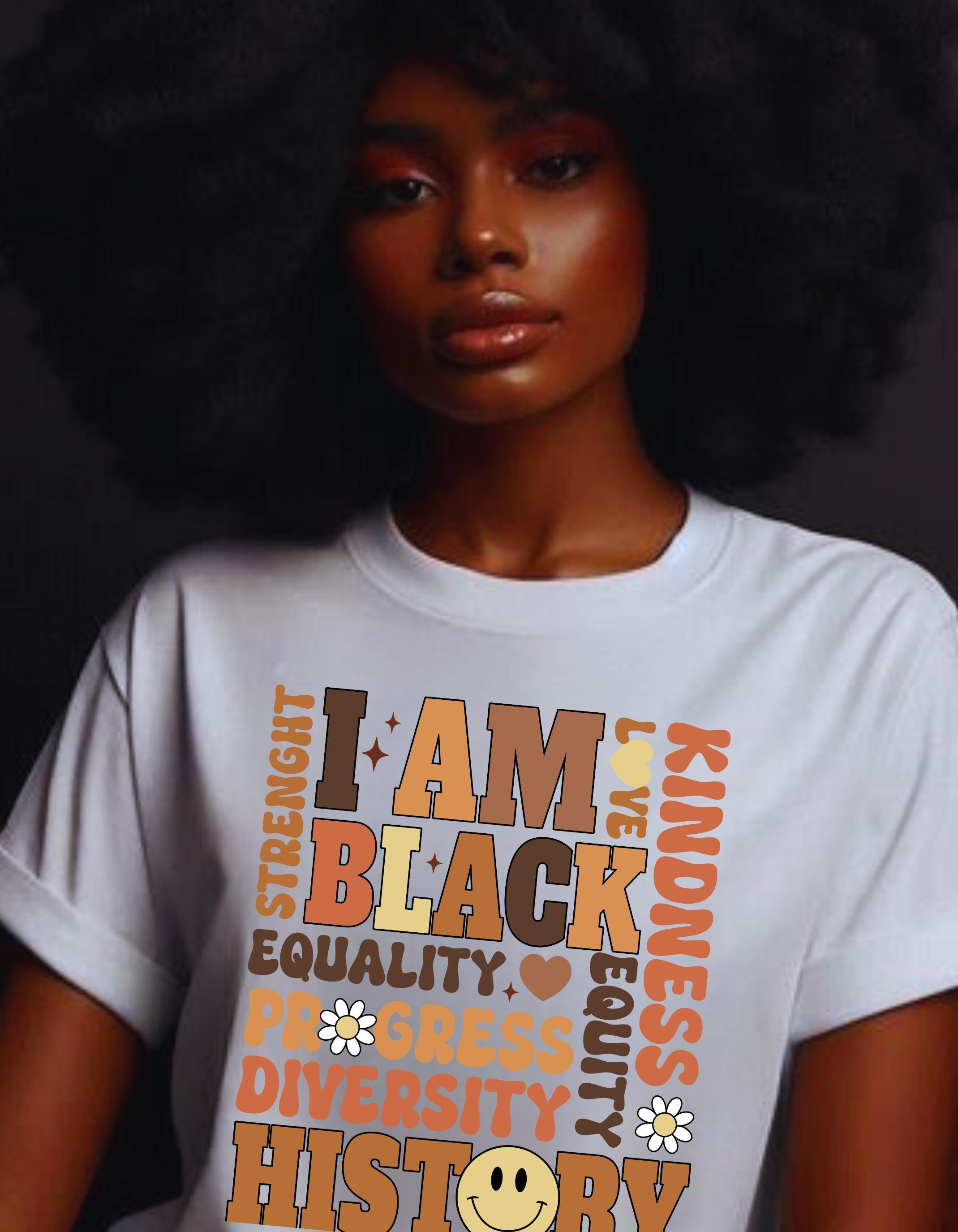 Black History Unisex T-Shirt, African American Pride Protest Aktivist Kleidung, Geschenk der Bürgerrechtsbewegung, MLK Day Shirt, BLM Kleidung,