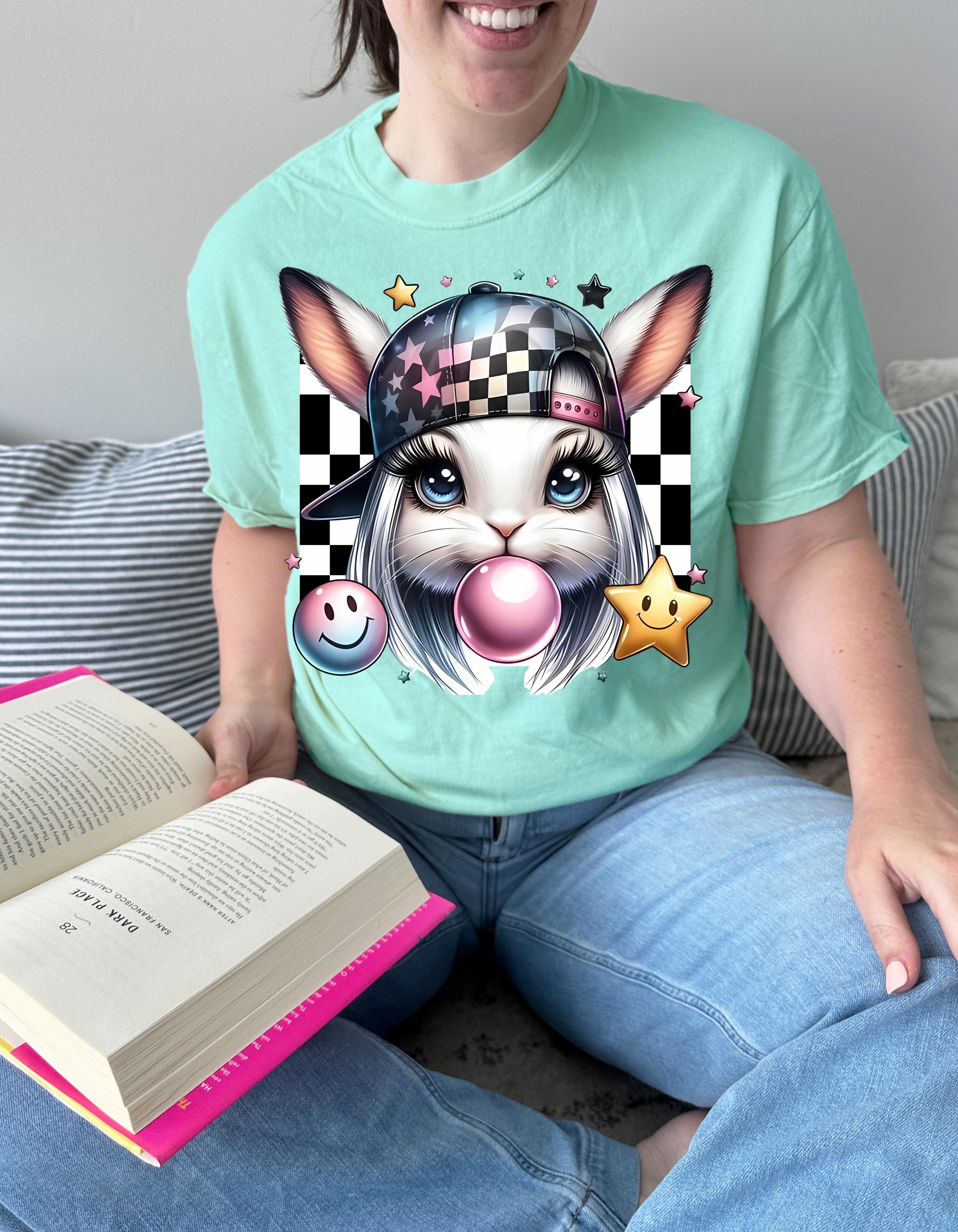 Cooles Katzen Grafik T-Shirt, Lustiges Tier T-Shirt, Unisex Geschenk, Geburtstagsgeschenk, Festivalmode, Casual Wear, Streetwear