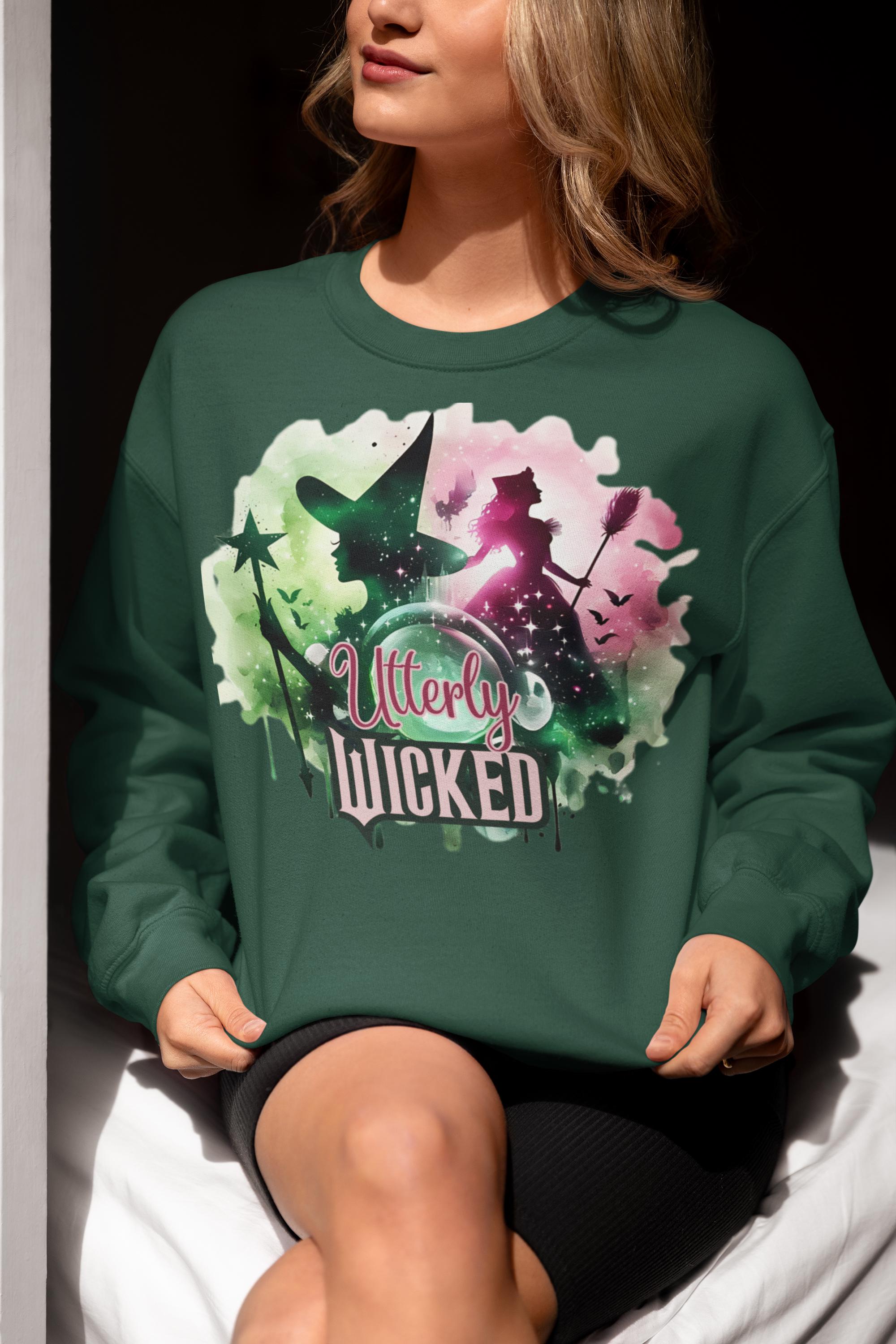 Parody Oz Emerald City Geschenk Unisex Sweatshirt, Yellow Brick Road Crewneck, Good Witch Parody Shirt, Flying Monkeys Lustiges T-Shirt, No Place