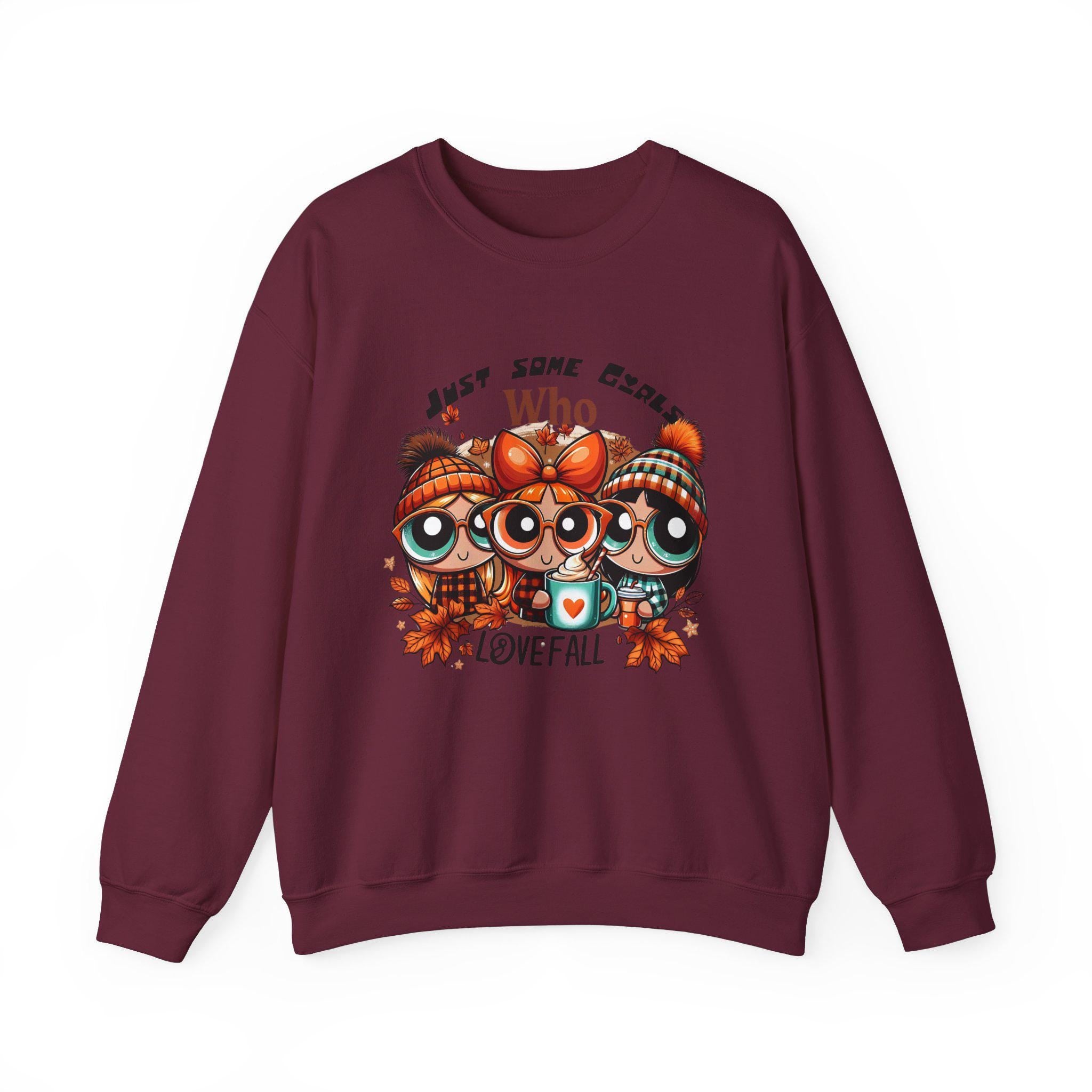 Personalizable Just Some Girls Who Love Fall Sweatshirt - Autumn Apparel