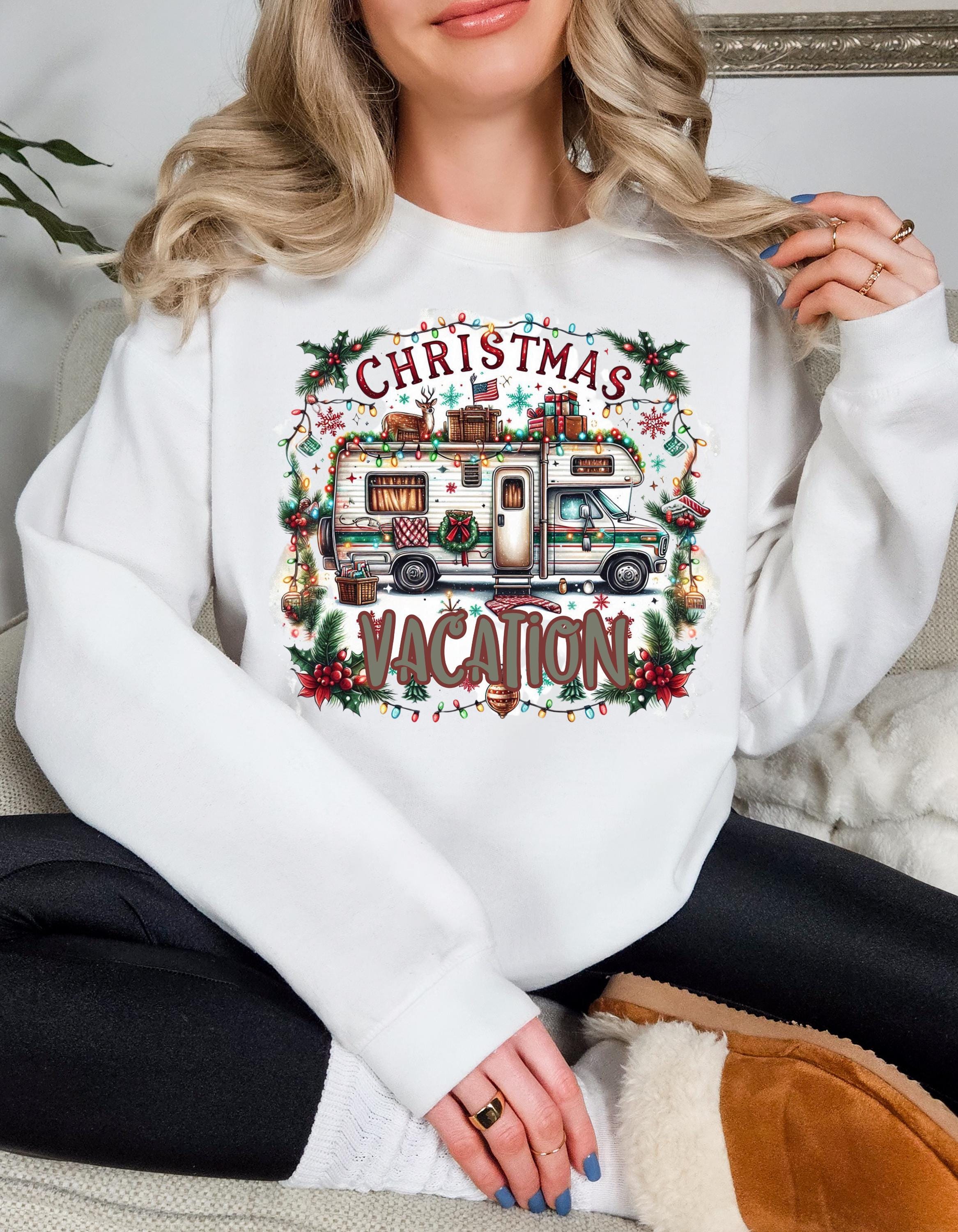 Weihnachtsferien-Sweatshirt - Festliche Urlaubskleidung