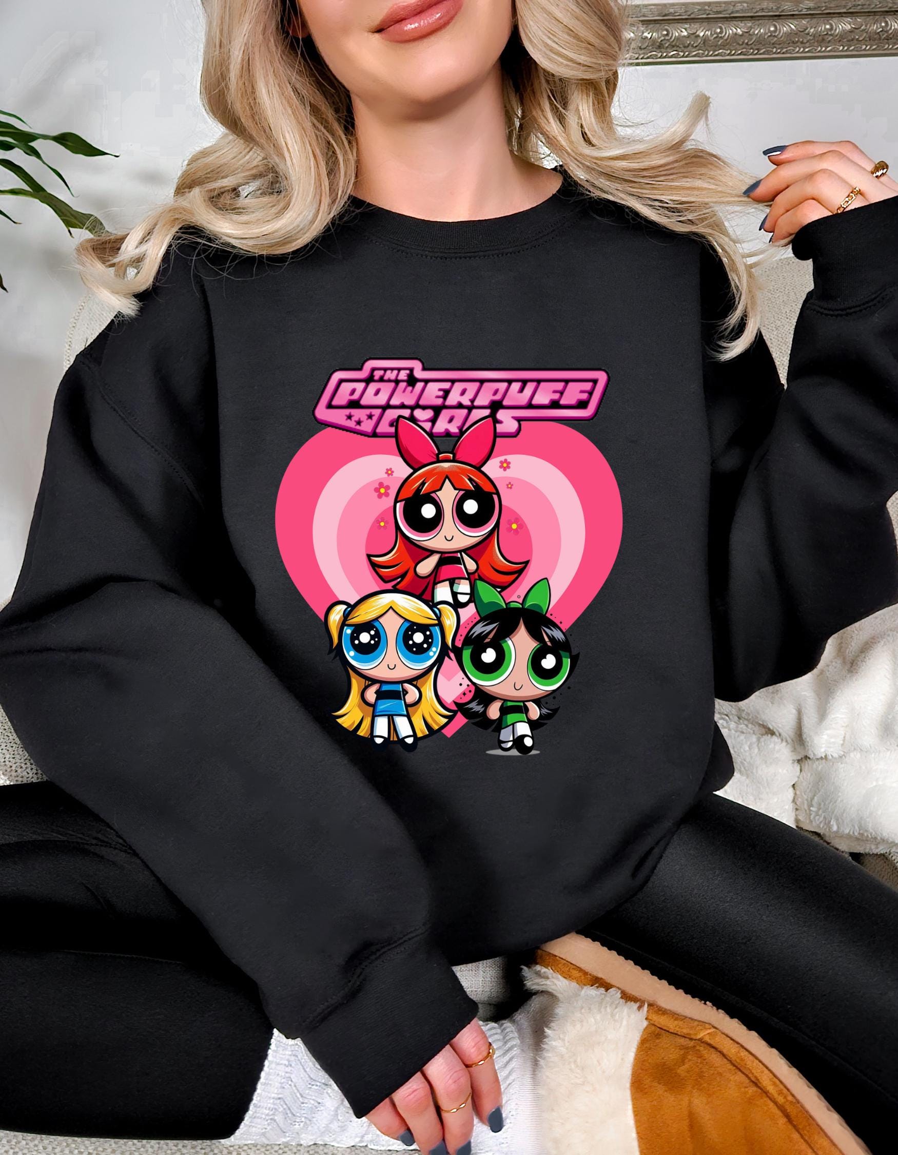 Superhelden-Trio-Sweatshirt – lustige und farbenfrohe Cartoon-Kleidung